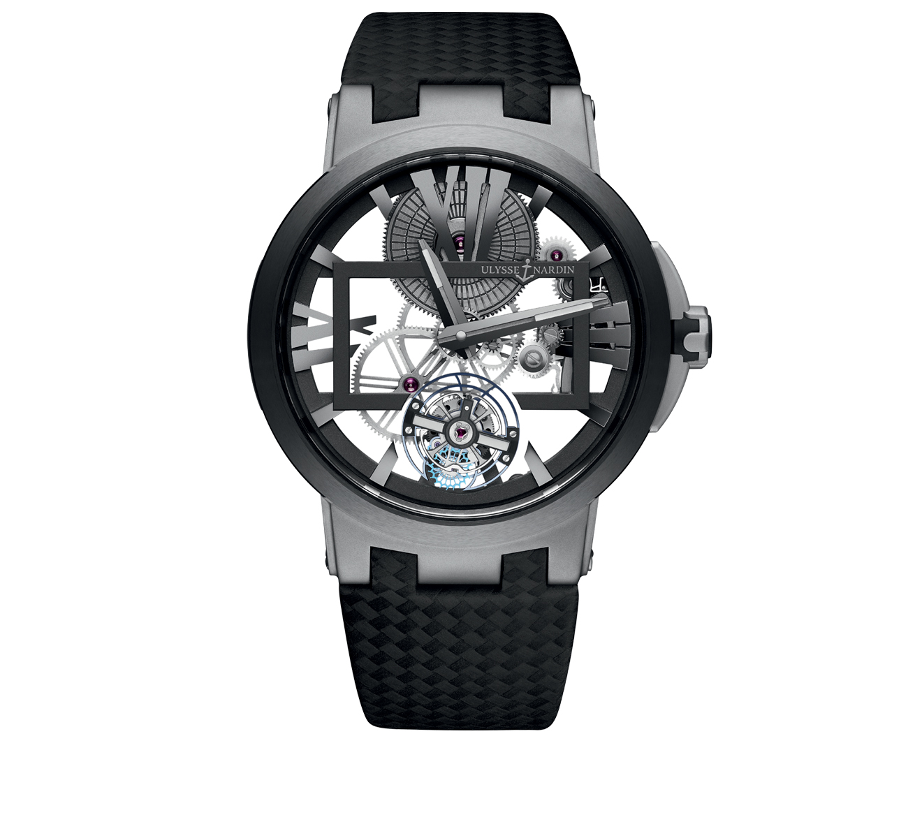 Часы Skeleton Tourbillon Ulysse Nardin Executive 1713-139 - фото 1 – Mercury