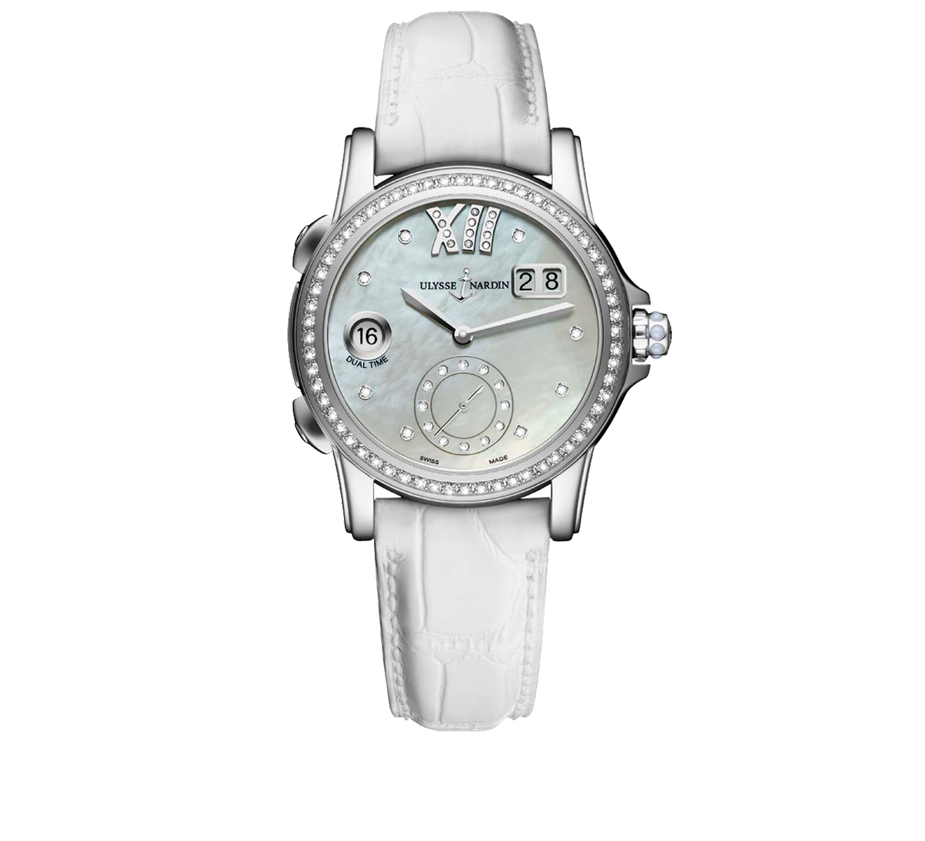 Часы Dual Time Lady Ulysse Nardin Classic 3343-222B/391 - фото 1 – Mercury