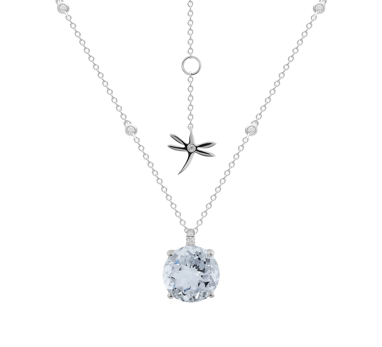 Колье CASATO Back to Origin CH-480CROCBT-W - фото 1 – Mercury