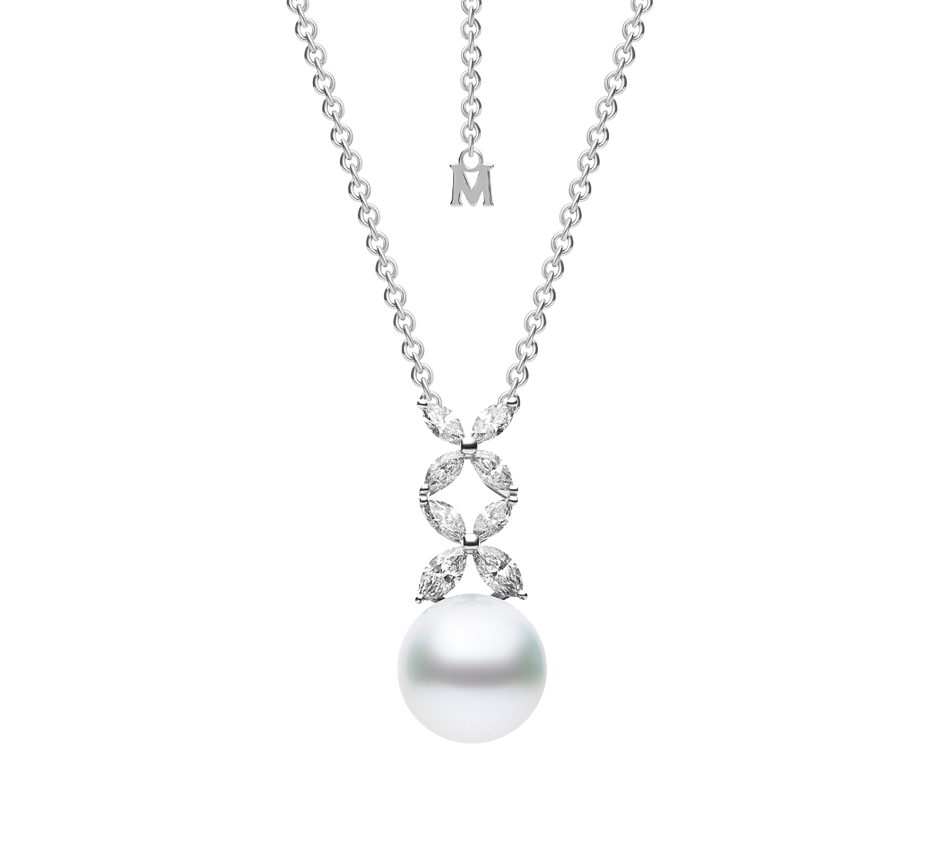 Кулон MIKIMOTO Classic MPQ 10085 NDXW - фото 1 – Mercury