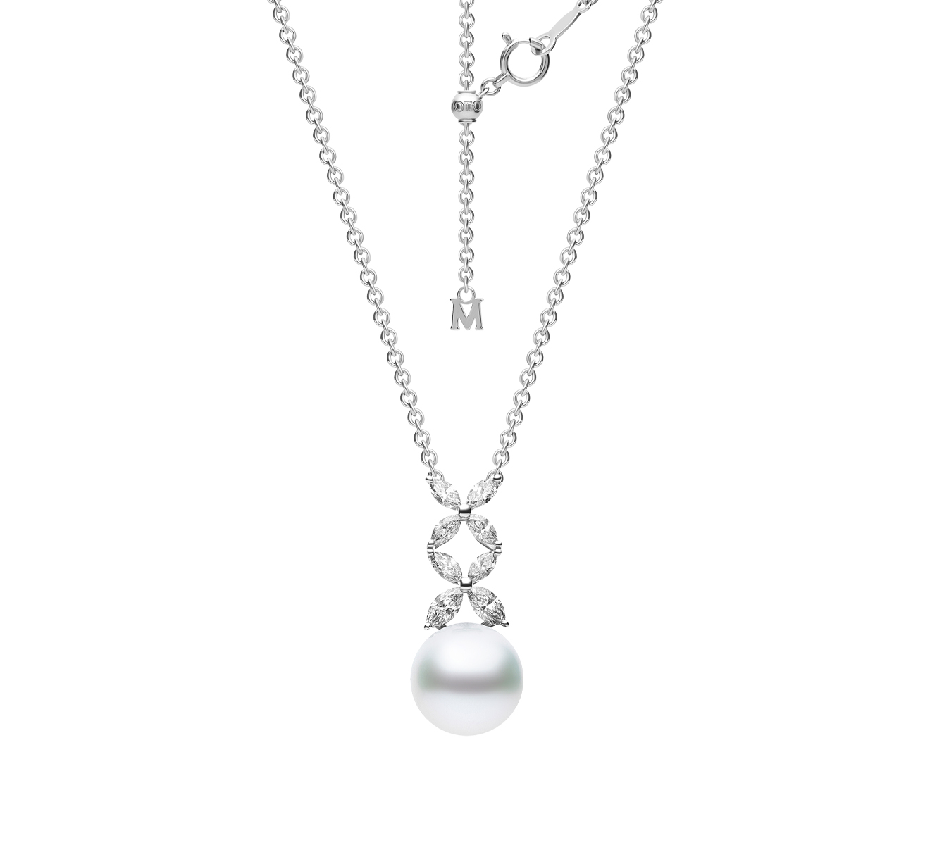 Кулон MIKIMOTO Classic MPQ 10085 NDXW - фото 2 – Mercury