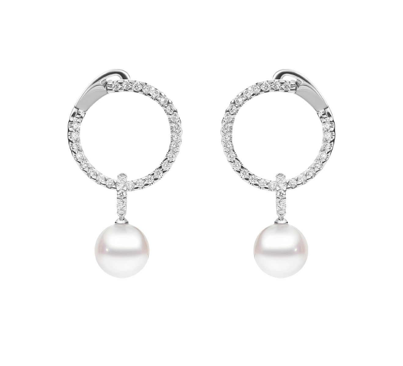 Серьги MIKIMOTO Classic MEA 10289 ADXW - фото 1 – Mercury