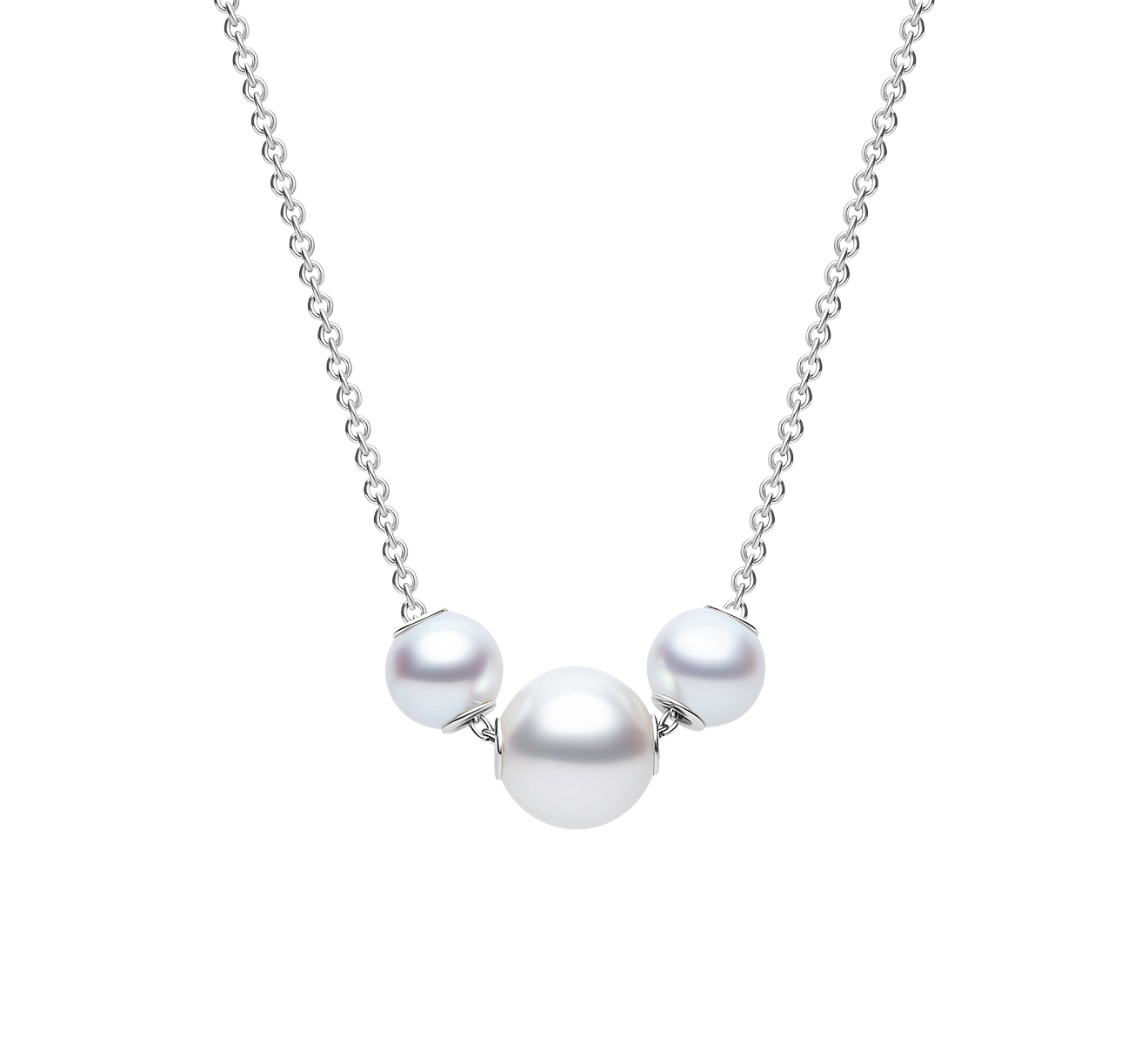 Колье MIKIMOTO Classic MPQ 10081 AXXW - фото 1 – Mercury