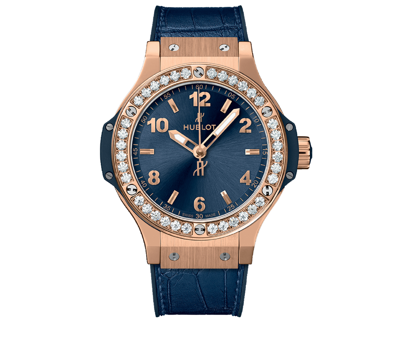 Часы Gold Blue Diamonds HUBLOT Big Bang 361.PX.7180.LR.1204 - фото 1 – Mercury