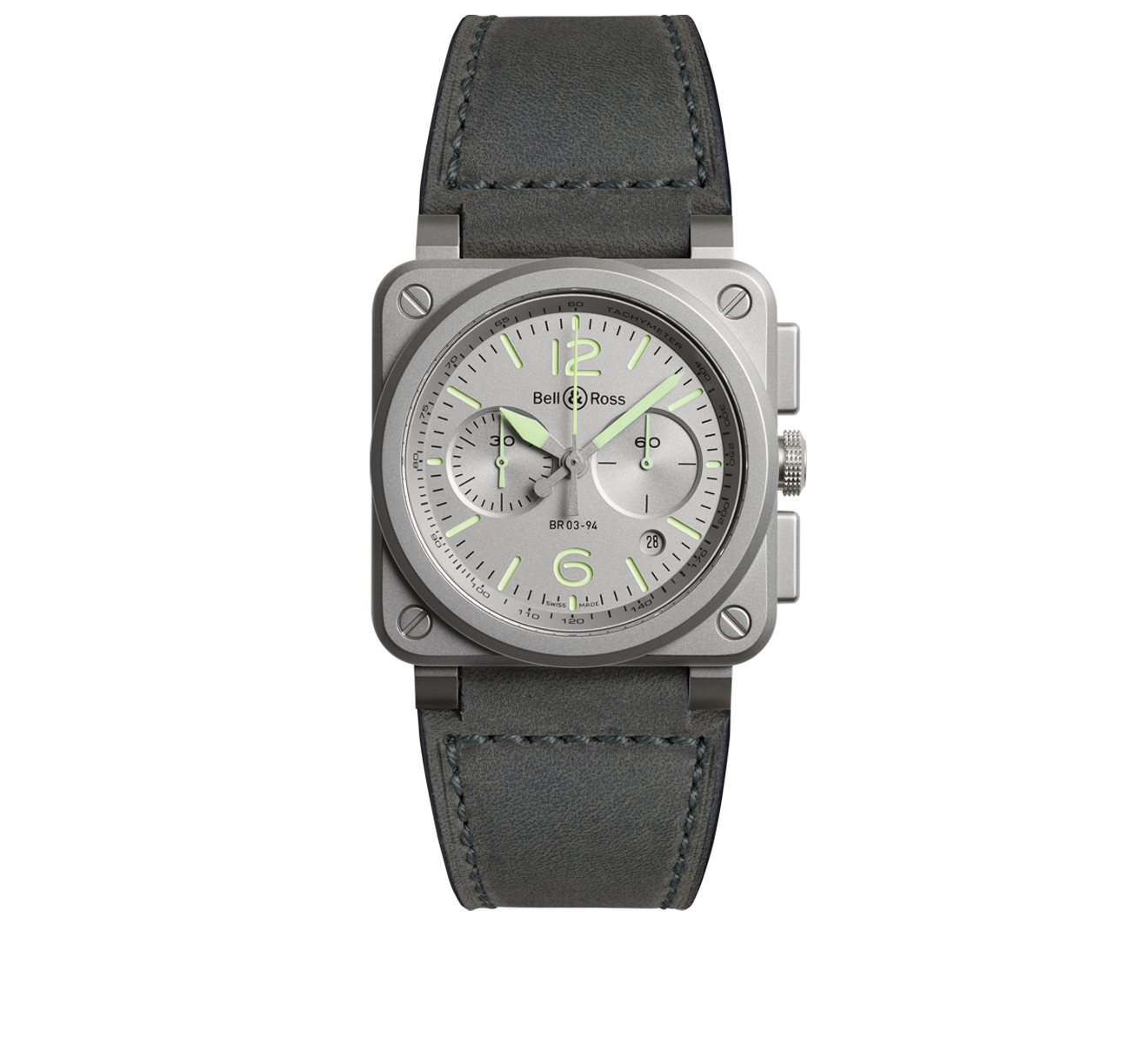 Часы BR 03-94 Horolum Bell&Ross BR 03 BR0394-GR-ST/SCA - фото 1 – Mercury