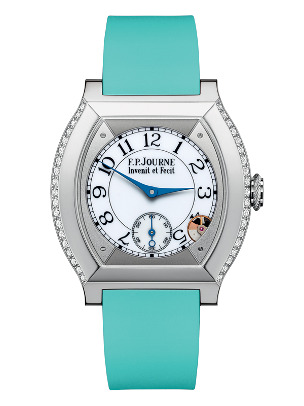 ELEGANTE/40TI/1ROW DIAM/TURQUOISE RUBBER