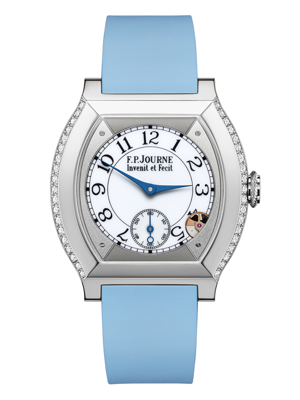 ELEGANTE/40TI/1ROW DIAM/L BLUE RUBBER
