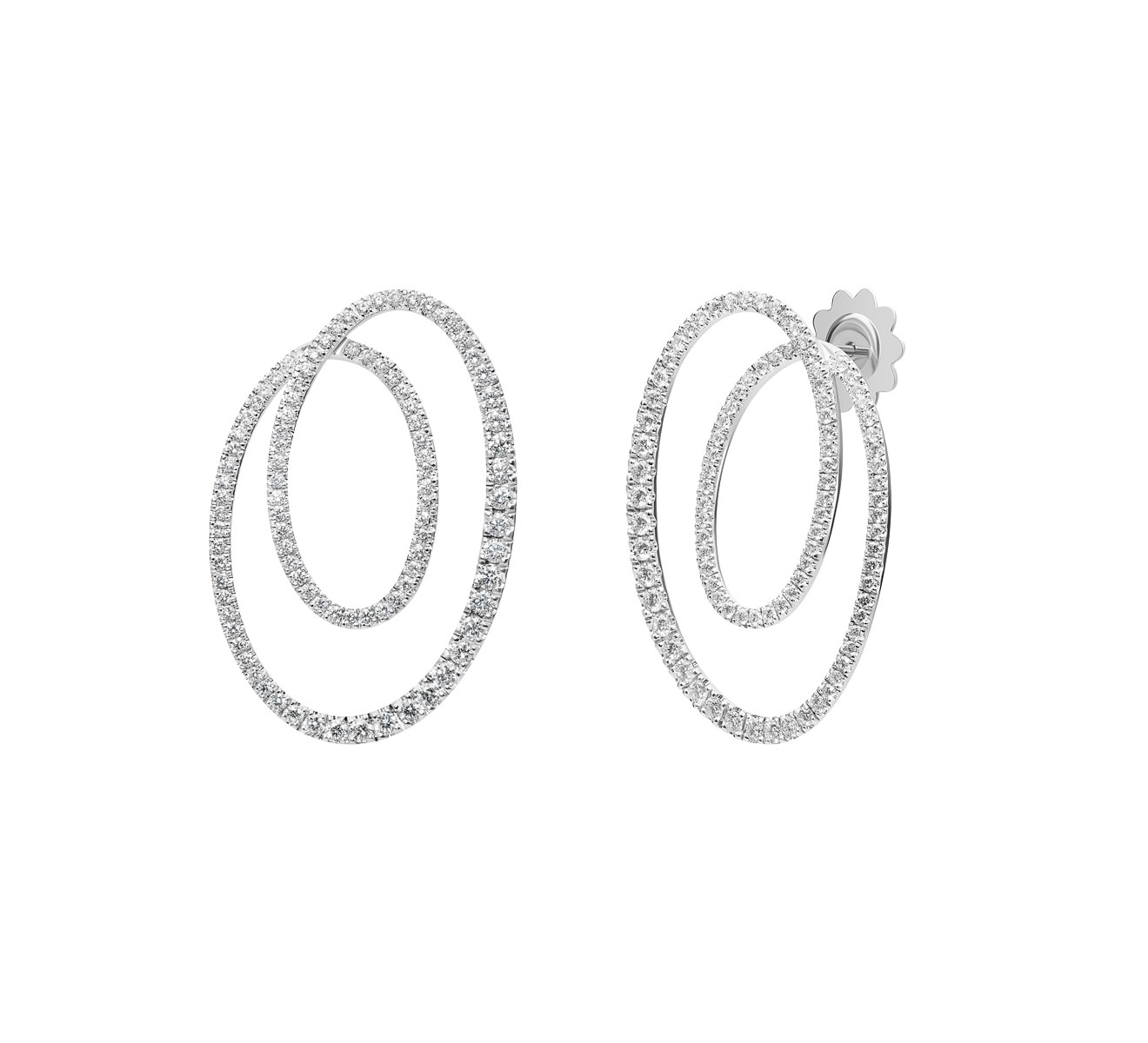 Серьги Chips Mattioli Chips MOR75053BW - фото 2 – Mercury