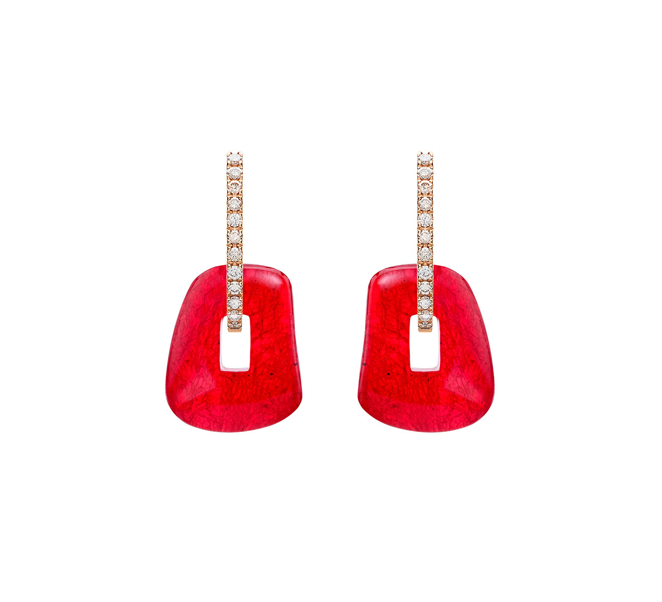 Серьги Mattioli Puzzle MOR054R061W - фото 1 – Mercury