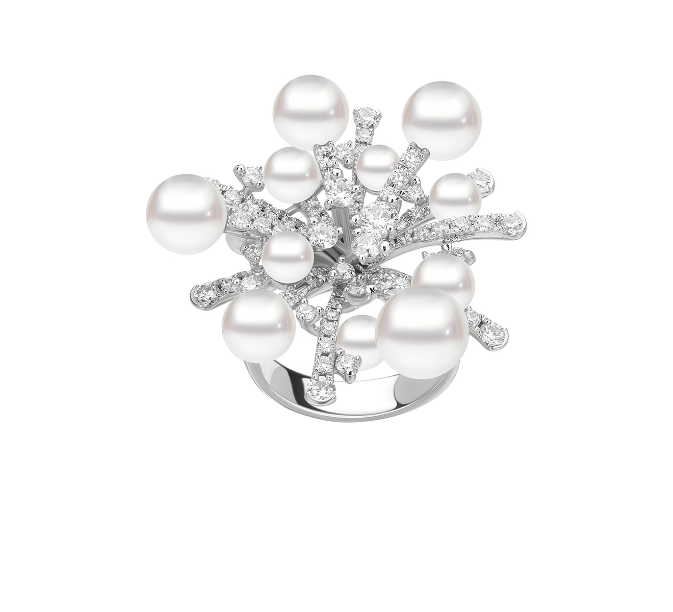 Кольцо MIKIMOTO Splash MRQ 10024 ADXW - фото 1 – Mercury