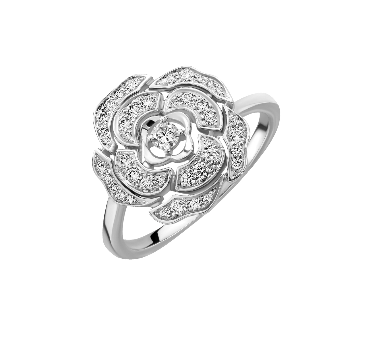 Кольцо Bouton de Camelia Chanel Camelia J11188 - фото 1 – Mercury