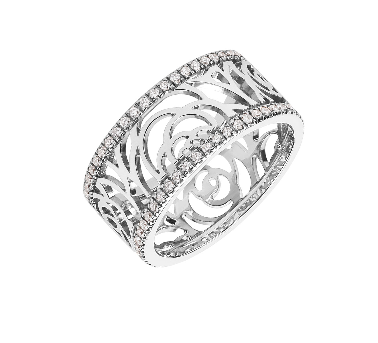 Кольцо Camelia Ajoure Chanel Camelia J3401 - фото 1 – Mercury