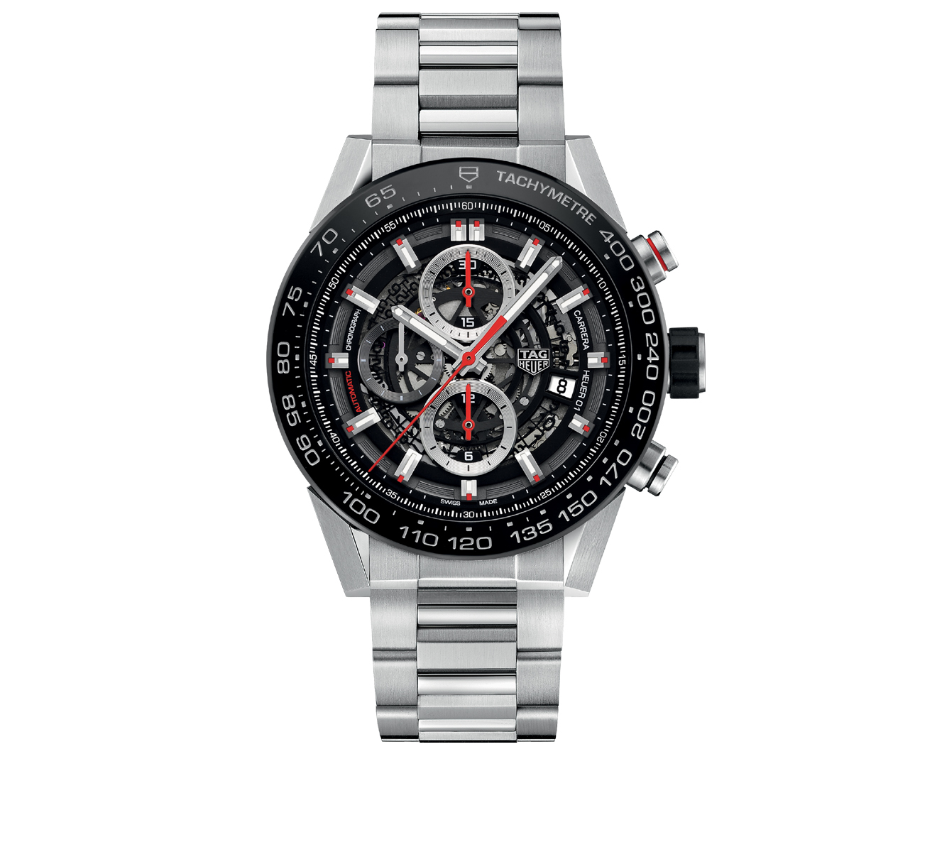 Часы Caliber Heuer01 TAG Heuer Carrera CAR2A1W.BA070 - фото 1 – Mercury