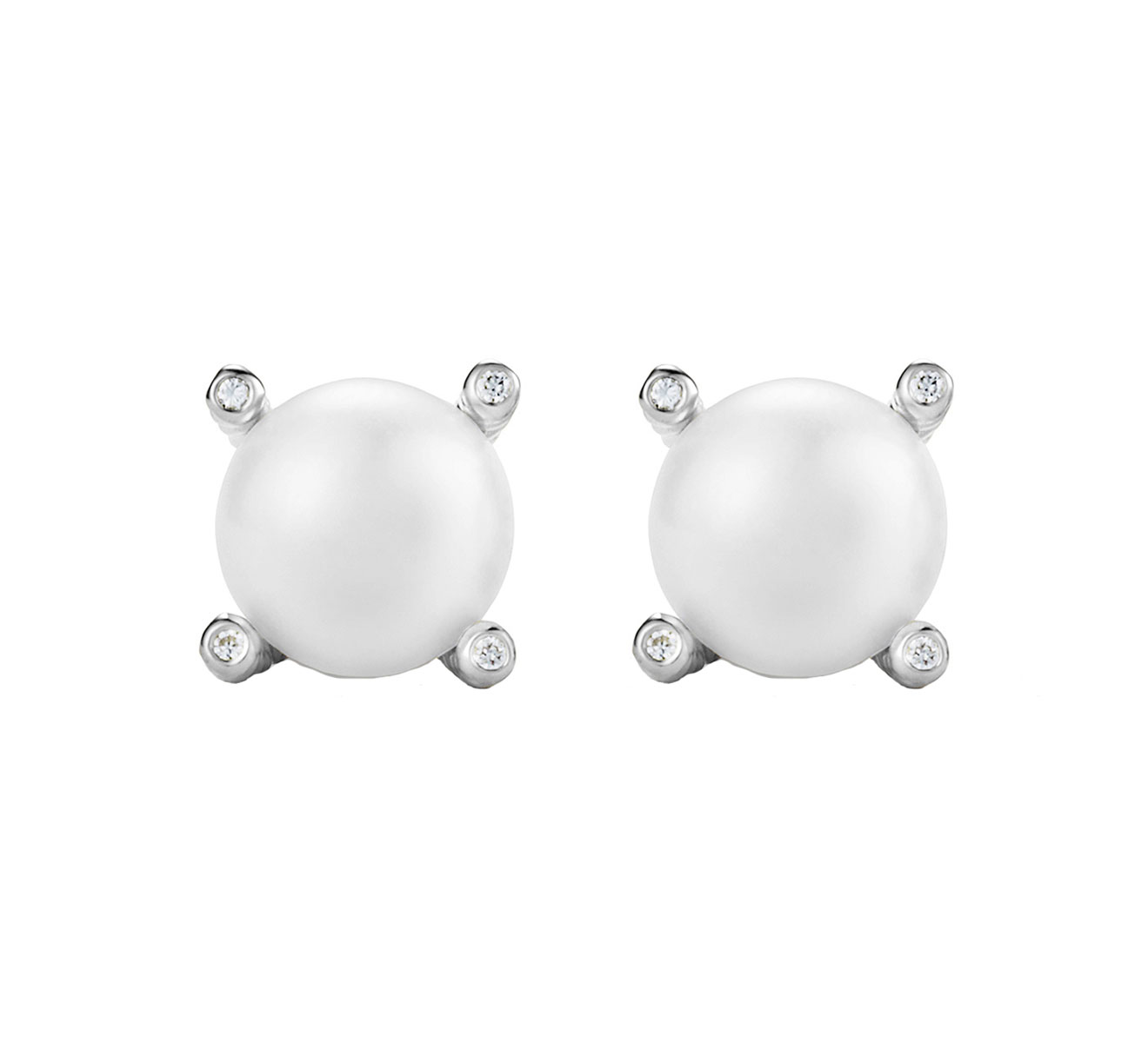 Серьги DAVID YURMAN Pearl E09009DSSDPEDI - фото 1 – Mercury