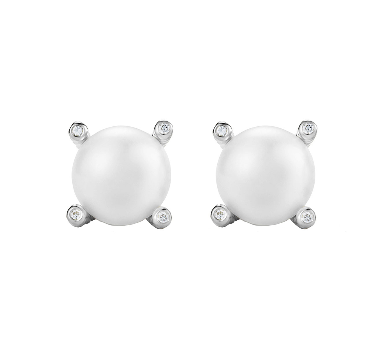 Серьги DAVID YURMAN Pearl E09009DSSDPEDI - фото 1 – Mercury