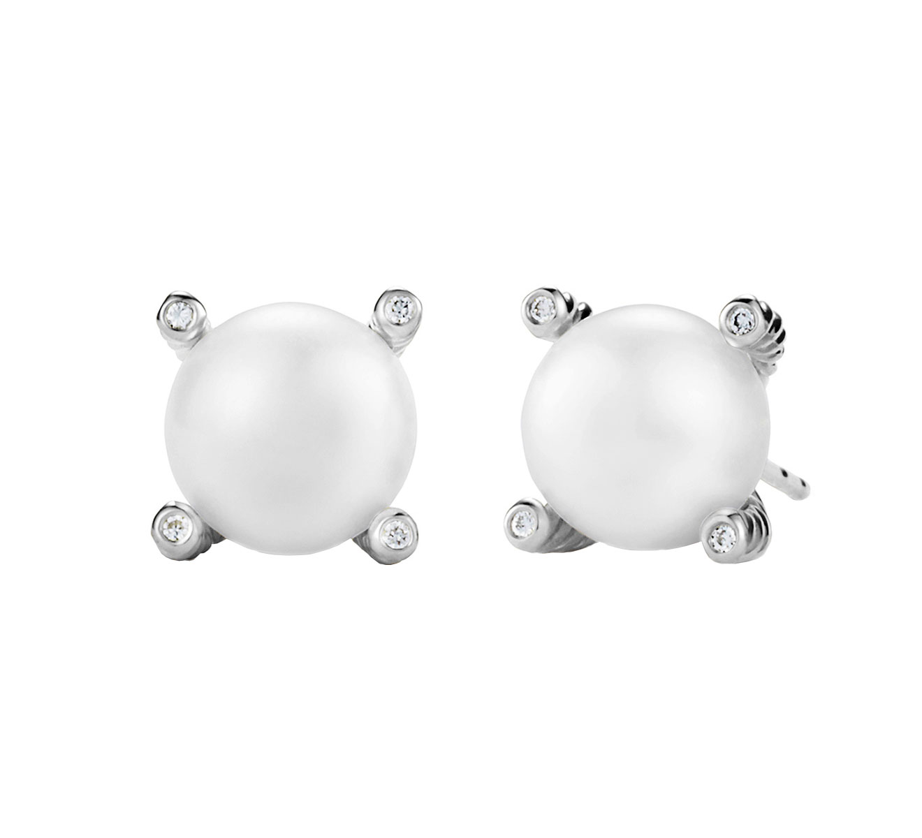 Серьги DAVID YURMAN Pearl E08444 SSDPEDI - фото 2 – Mercury