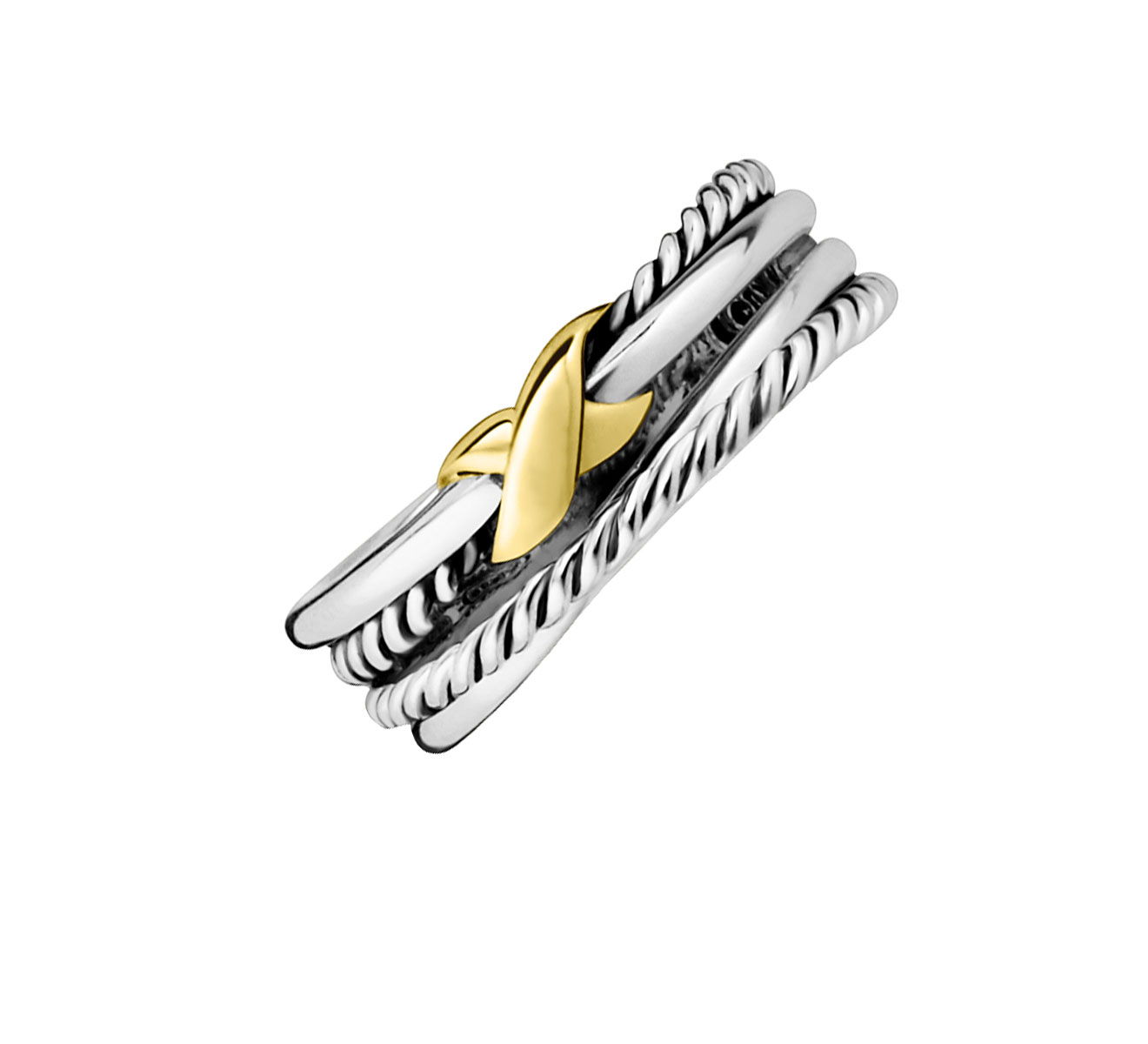 Кольцо DAVID YURMAN Crossover R07437 S8 - фото 1 – Mercury