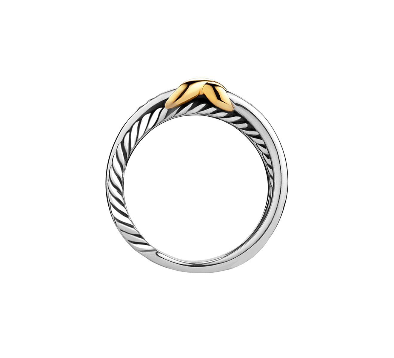 Кольцо DAVID YURMAN Crossover R07437 S8 - фото 2 – Mercury