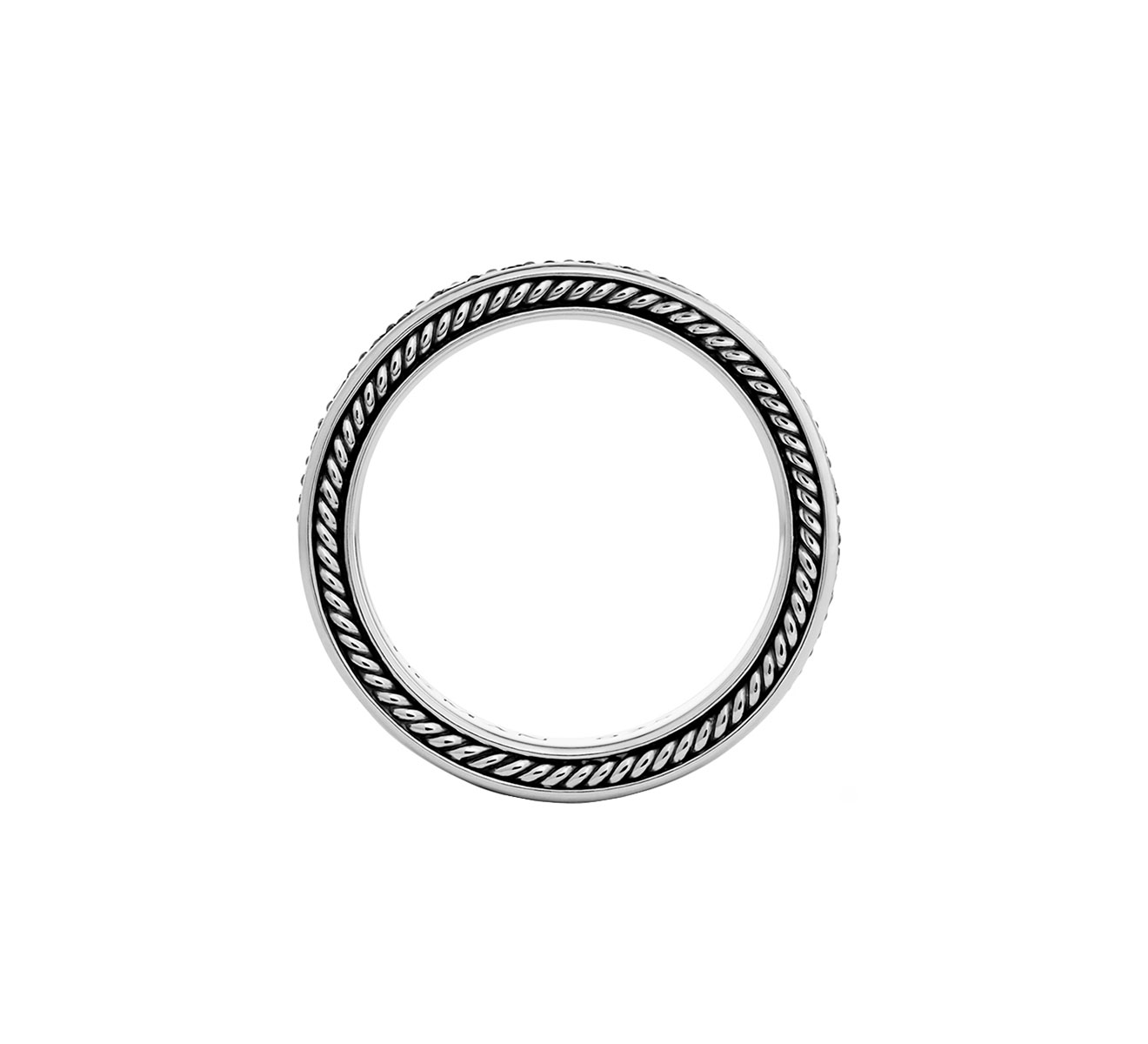 Кольцо DAVID YURMAN Pave R05780MSSABD - фото 2 – Mercury