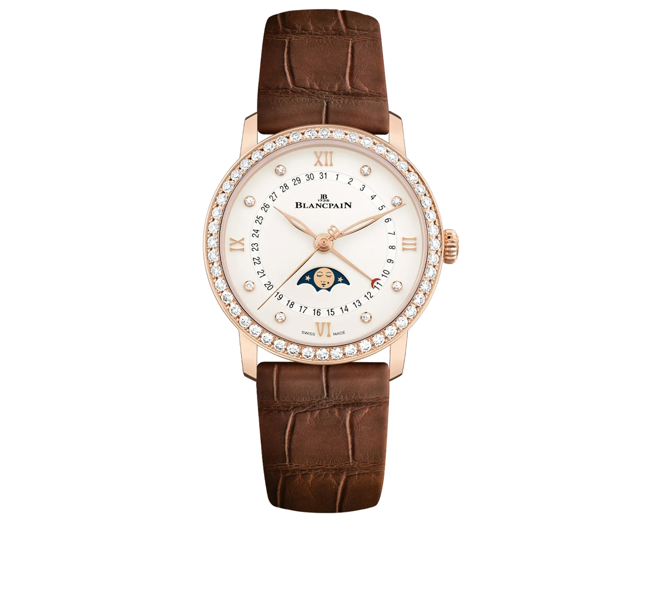 Часы Women Quantième Phases de Lune Blancpain Villeret 6126 2987 55B - фото 1 – Mercury