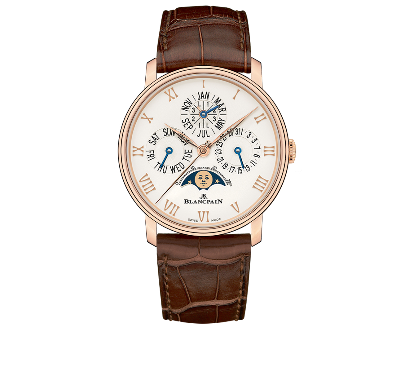 Часы Quantième Perpétuel Blancpain Villeret 6656 3642 55B - фото 1 – Mercury