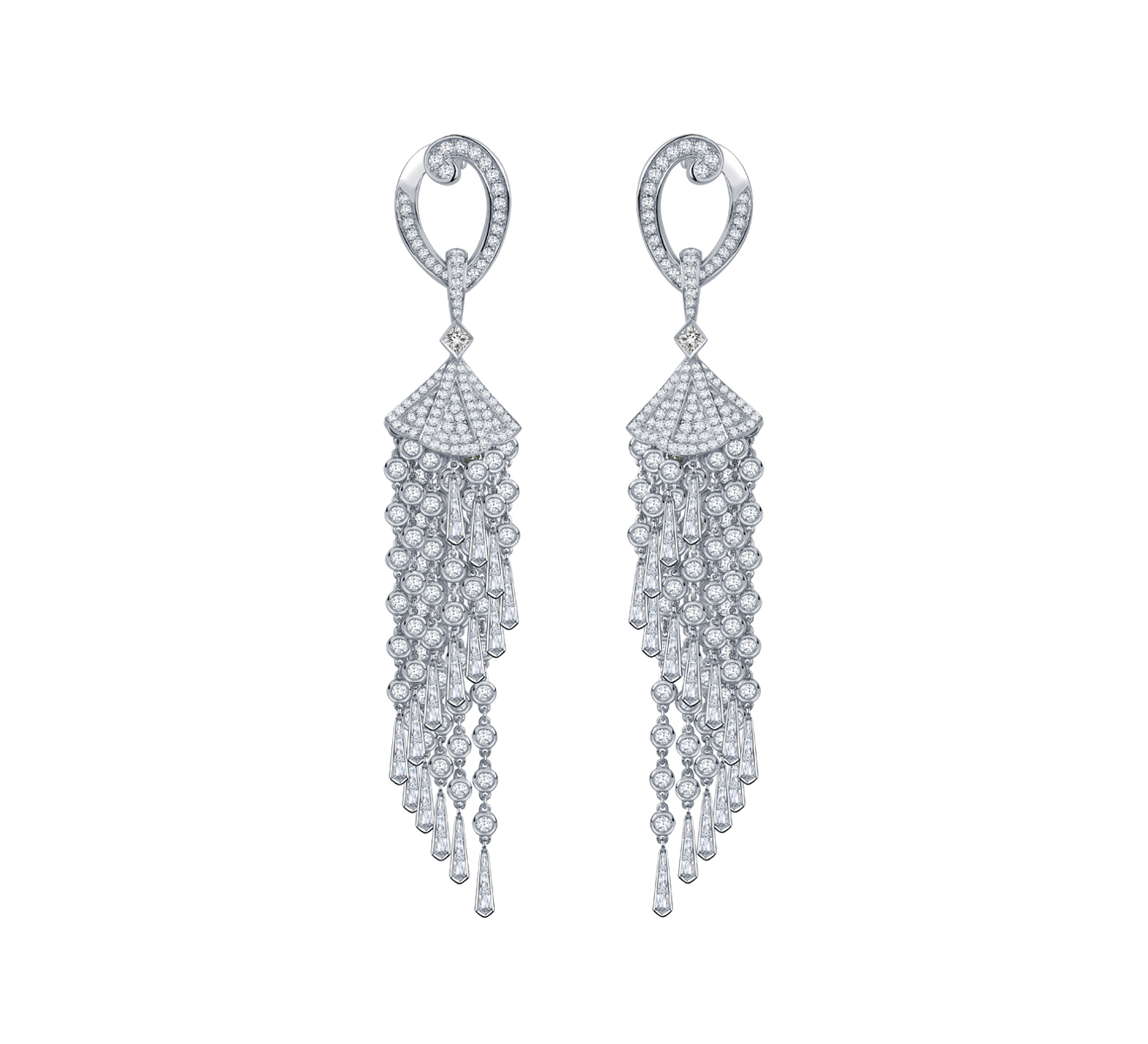 Серьги GARRARD Fanfare 2015317 - фото 1 – Mercury
