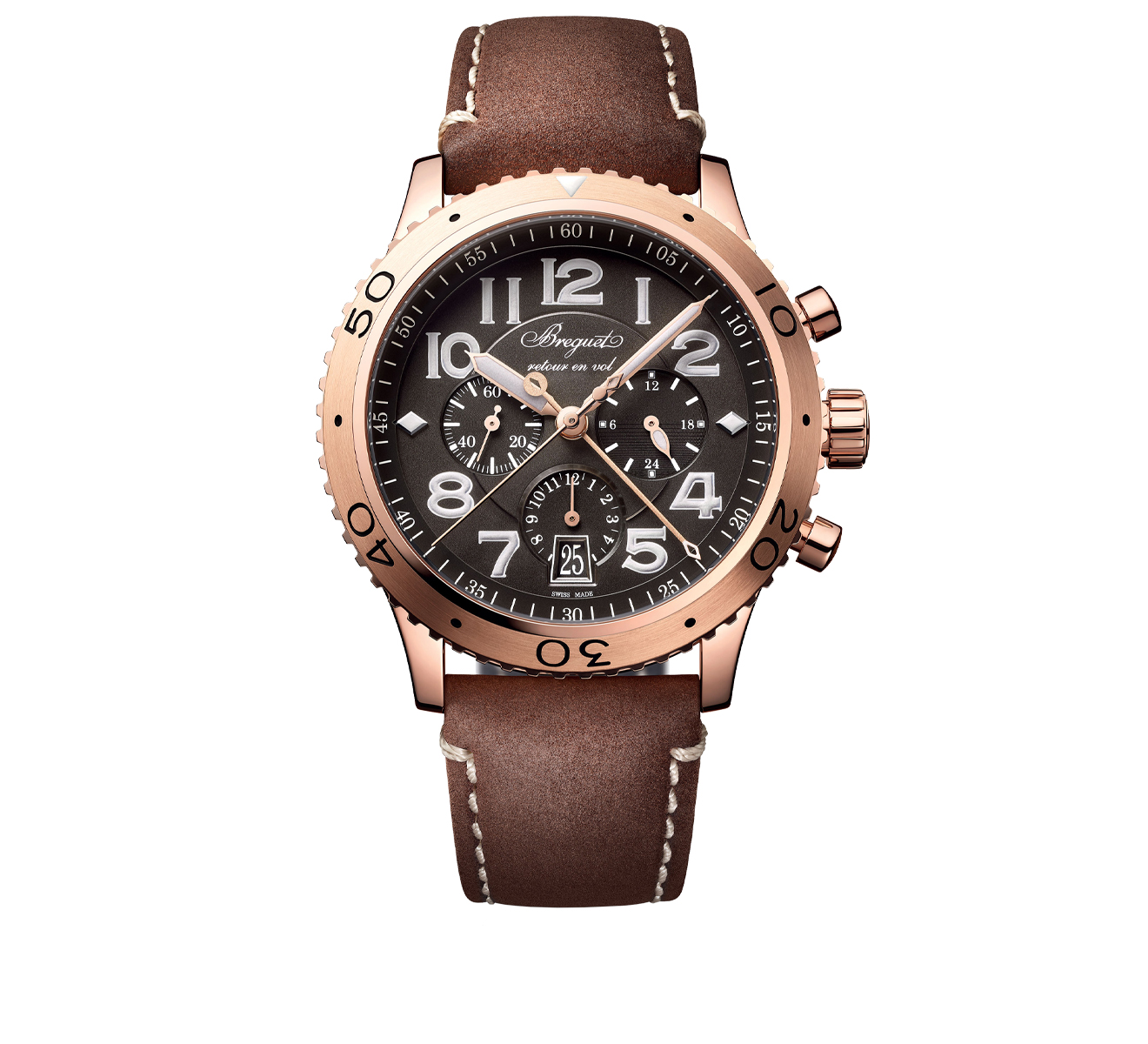 Часы Type XXI Rose Gold Breguet Type XX-XXI-XXII 3817BR Z2 3ZU - фото 1 – Mercury