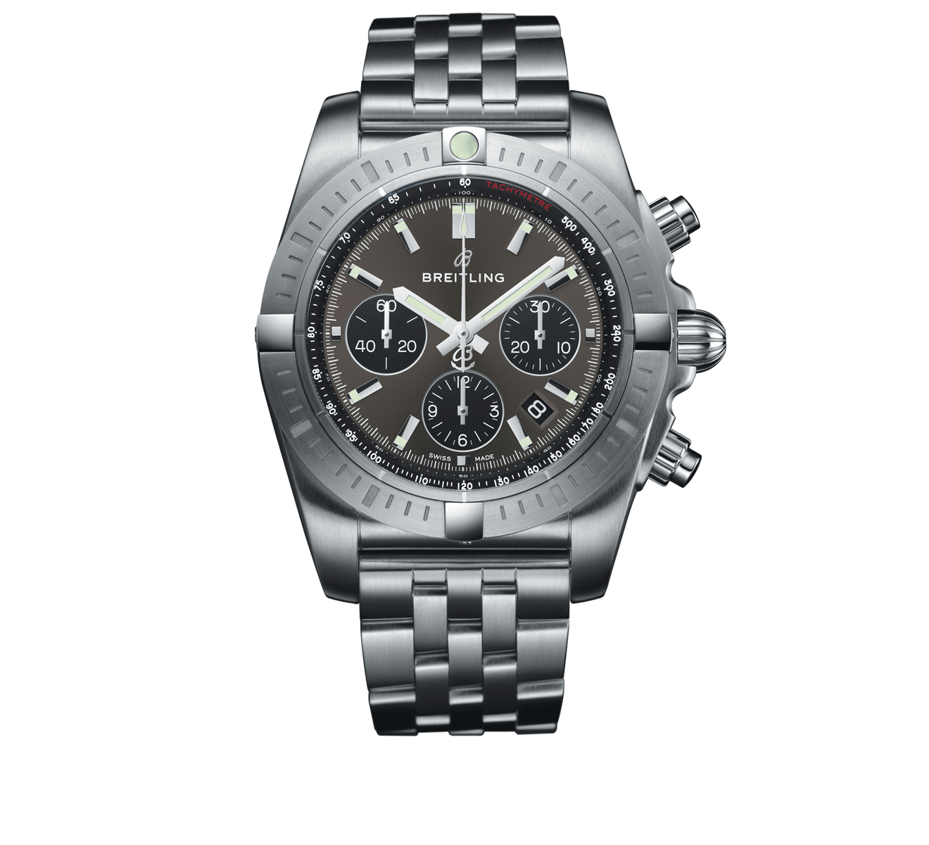 Часы Chronomat B01 Chronograph 44 Breitling Chronomat AB0115101F1A1 - фото 1 – Mercury