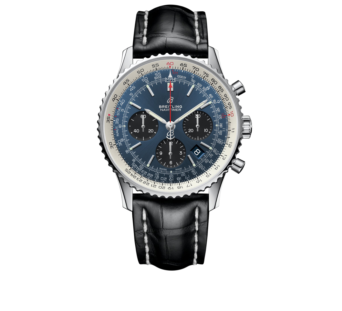 Часы B01 Chronograph 43 Breitling Navitimer AB0121211C1P1 - фото 1 – Mercury