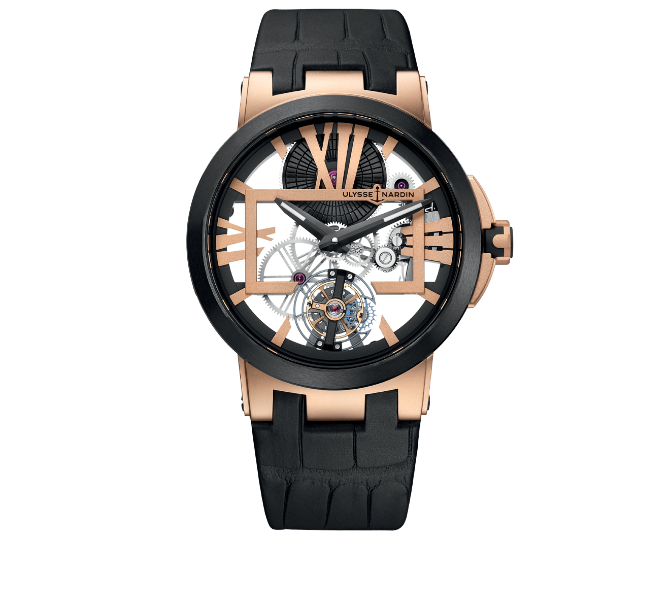 Часы Skeleton Tourbillon Ulysse Nardin Executive 1712-139 - фото 1 – Mercury