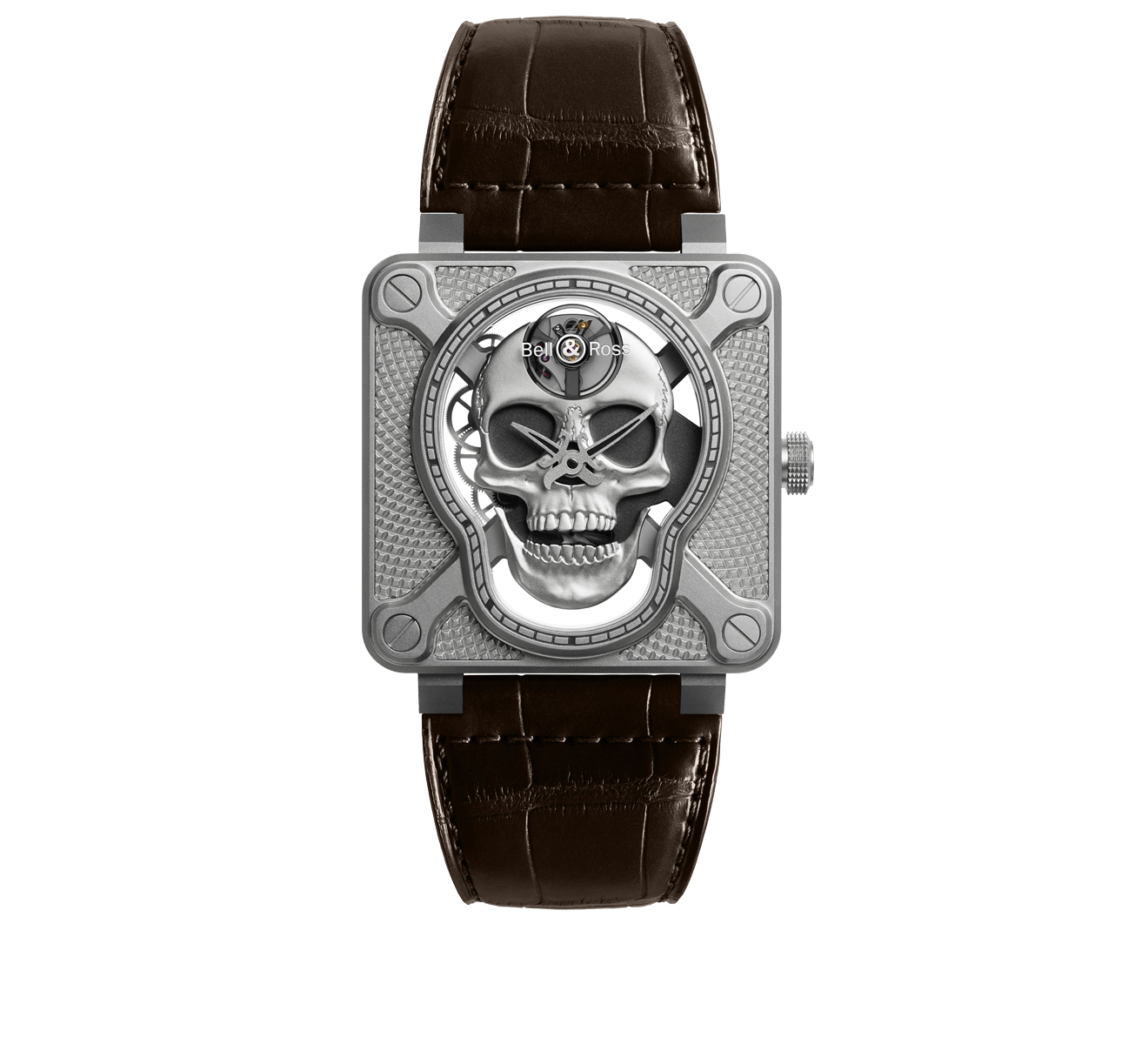 Часы Laughing Skull Bell&Ross BR 01 BR01-SKULL-SK-ST - фото 1 – Mercury