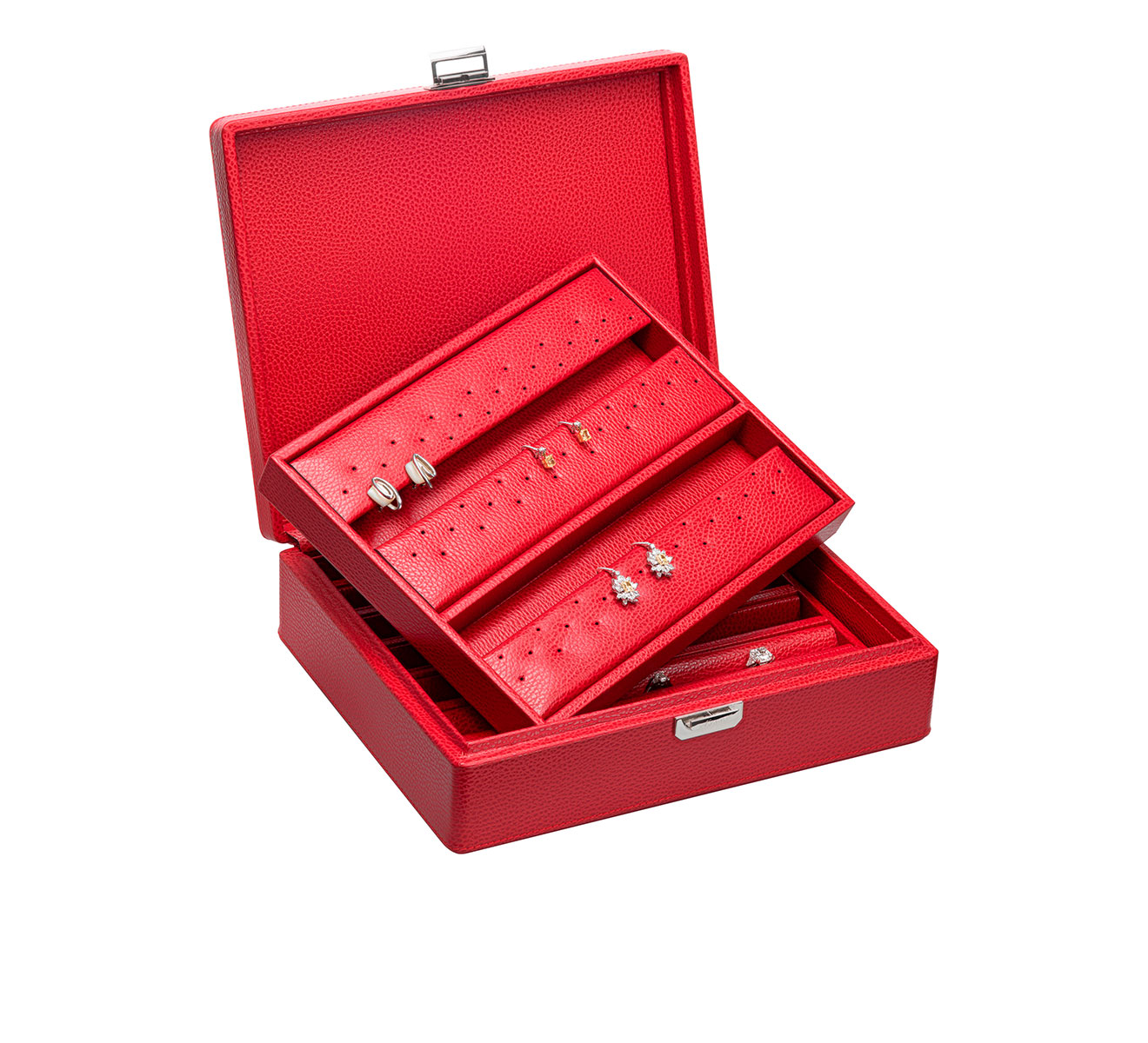 Коробка для украшений SCATOLA del TEMPO Watch and jewelry cases TESORO NEW RED D - фото 1 – Mercury