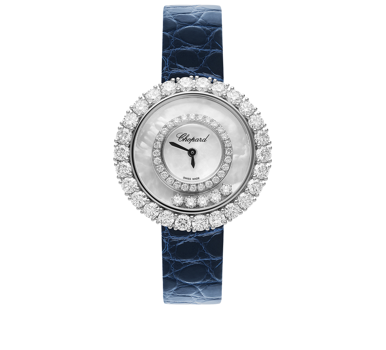 Часы Icons Round Chopard Happy Diamonds 205369-1001 - фото 1 – Mercury