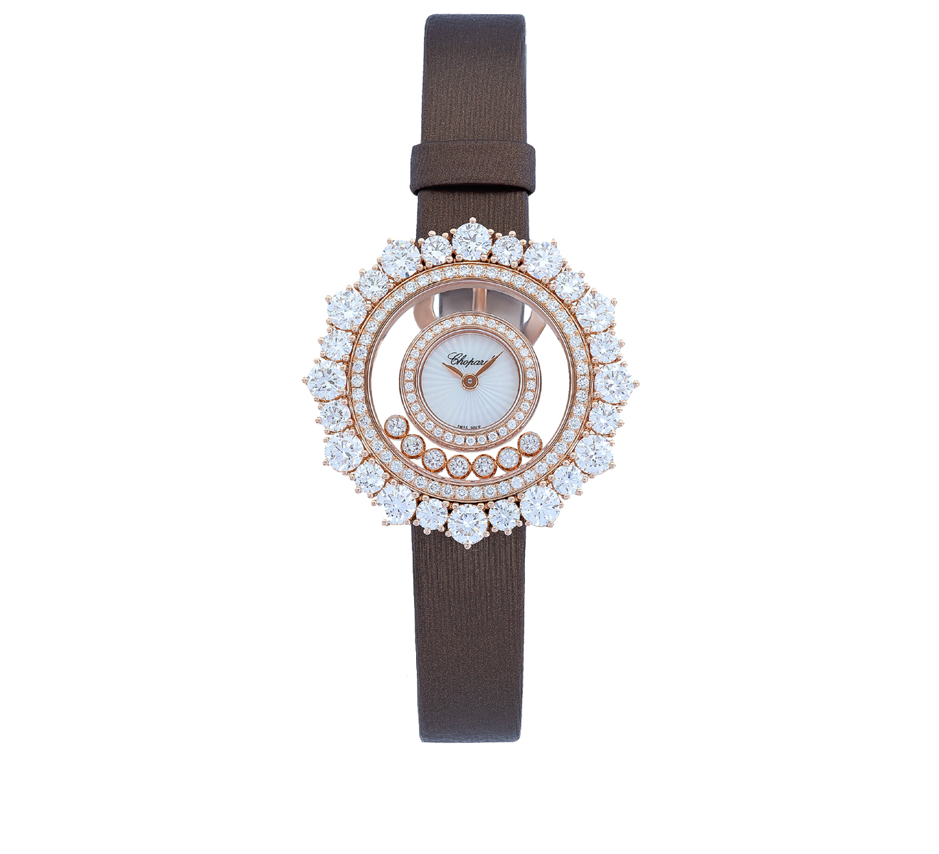 Часы 36 mm Automatic Chopard Happy Diamonds 209436-5001 - фото 1 – Mercury