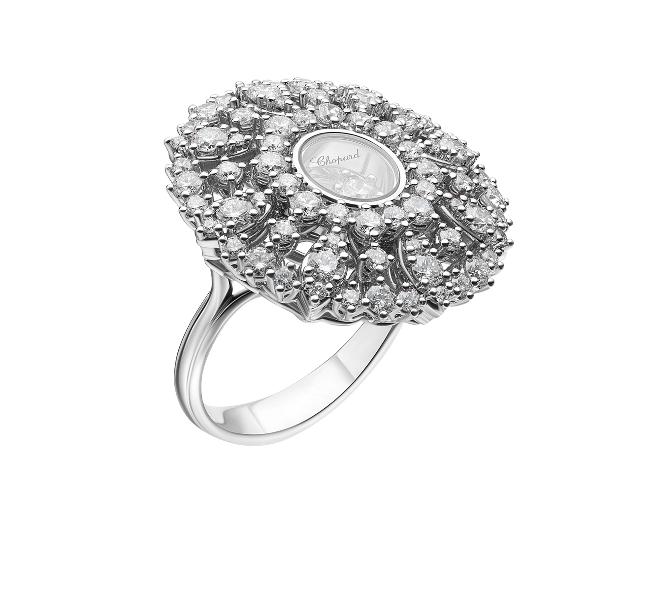 Кольцо Joaillerie Chopard Happy Diamonds 82A036-1110 - фото 1 – Mercury