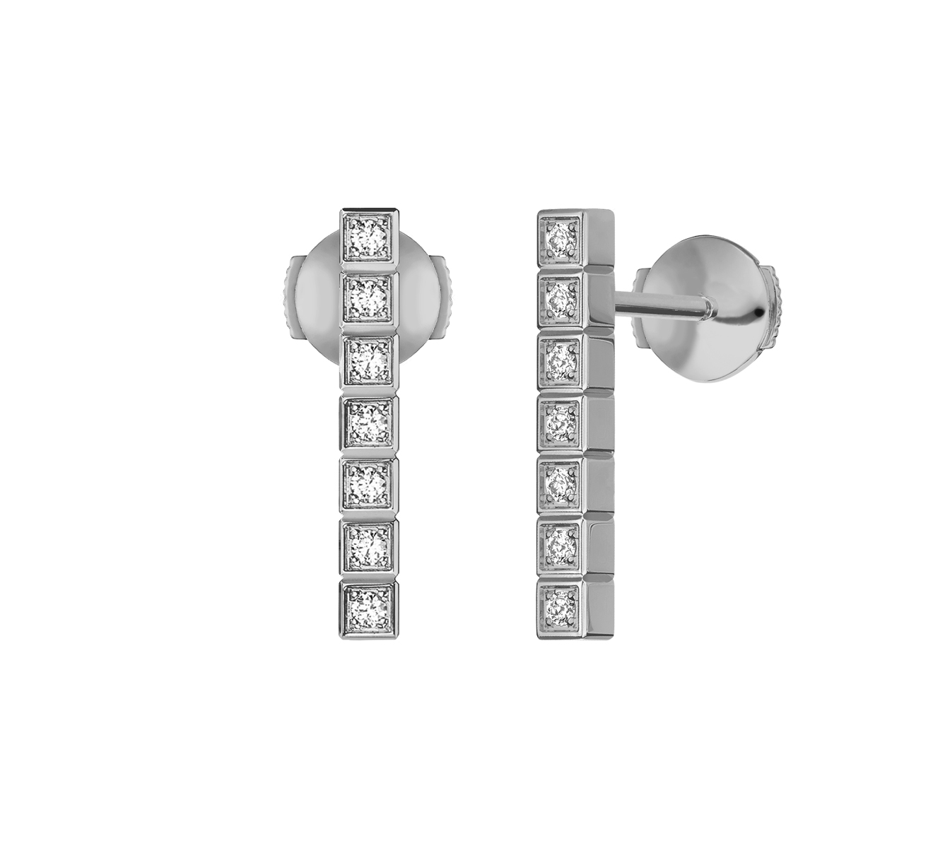 Серьги Chopard Ice Cube 837702-1003 - фото 2 – Mercury