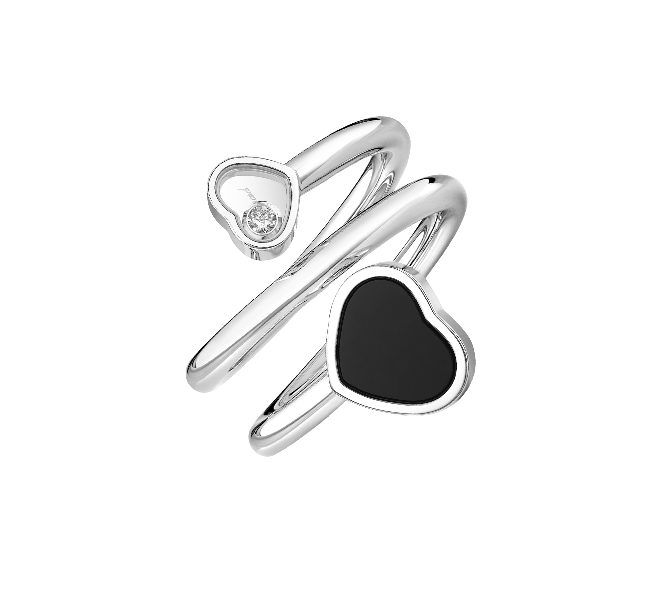 Кольцо Happy Hearts Chopard Happy Diamonds 82A082-1210 - фото 1 – Mercury