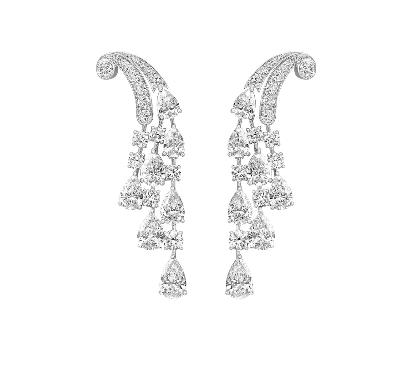Серьги GRAFF Classic RGE 1296 - фото 1 – Mercury