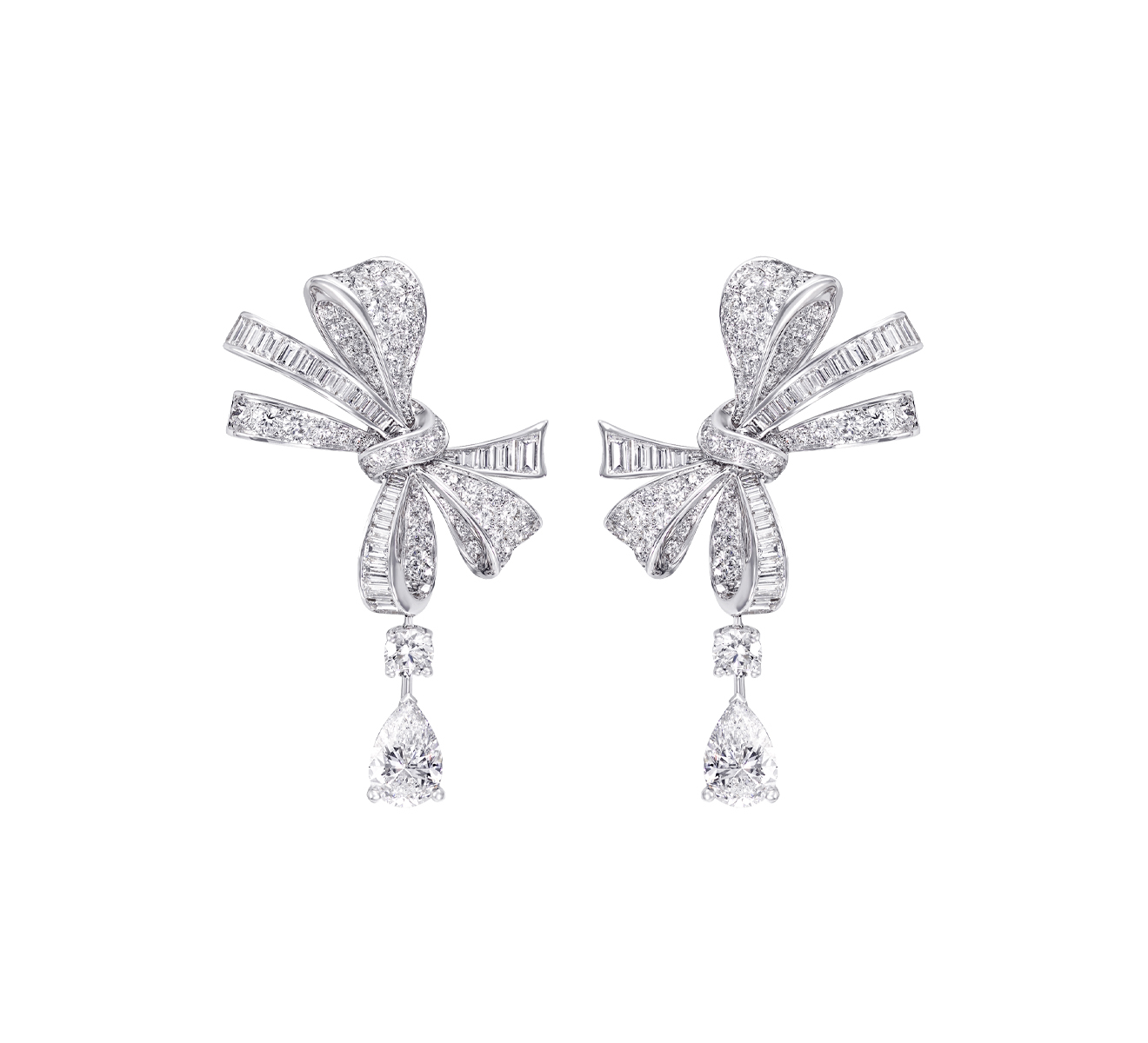 Серьги GRAFF Bow Motif RGE 1276 - фото 1 – Mercury