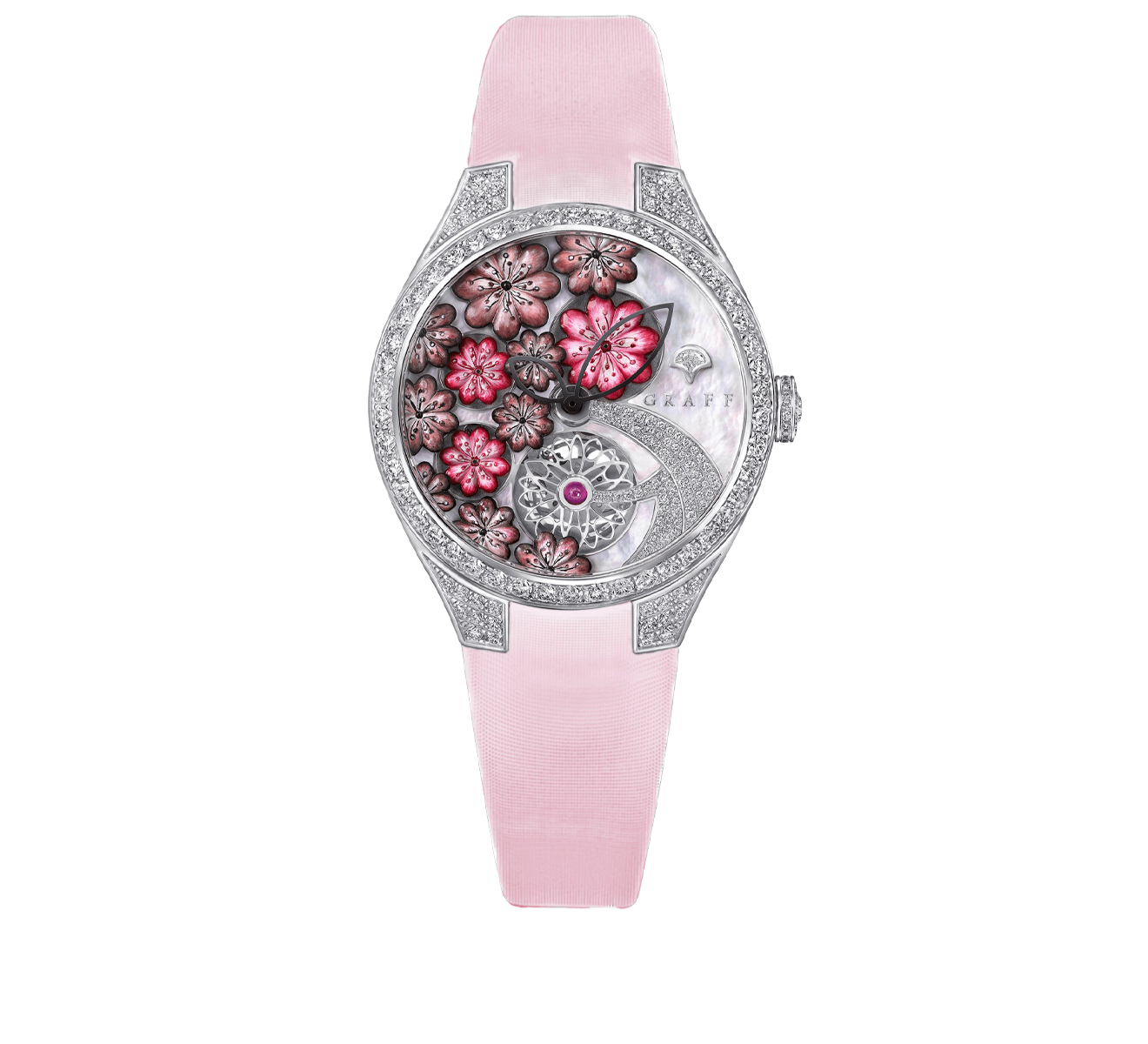 Часы Floral Pink GRAFF MasterGraff MGFA37WGSLDMPP - фото 1 – Mercury