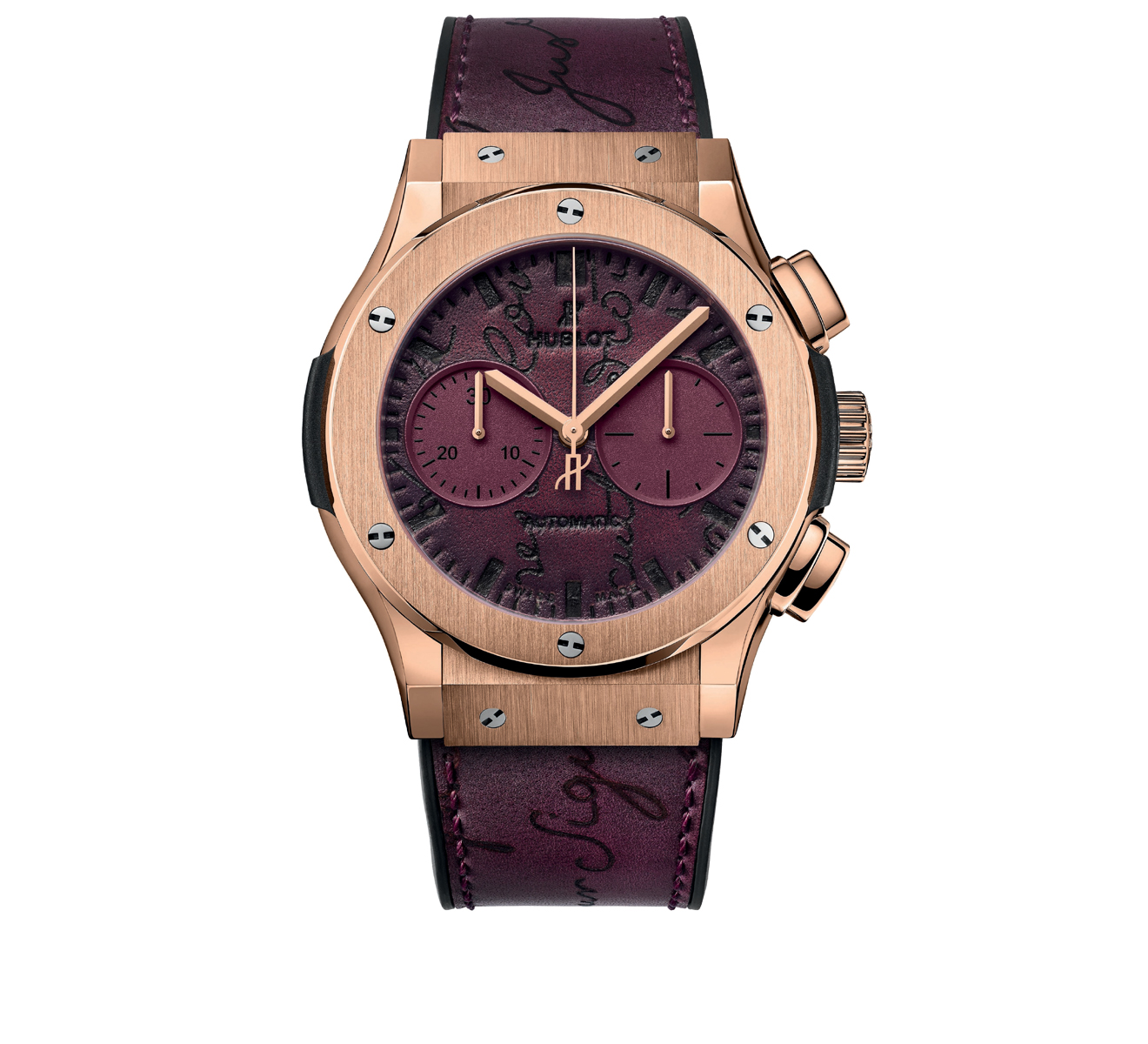 Часы Scritto Bordeaux HUBLOT Classic Fusion 521.OX.050V.VR.BER18 - фото 1 – Mercury