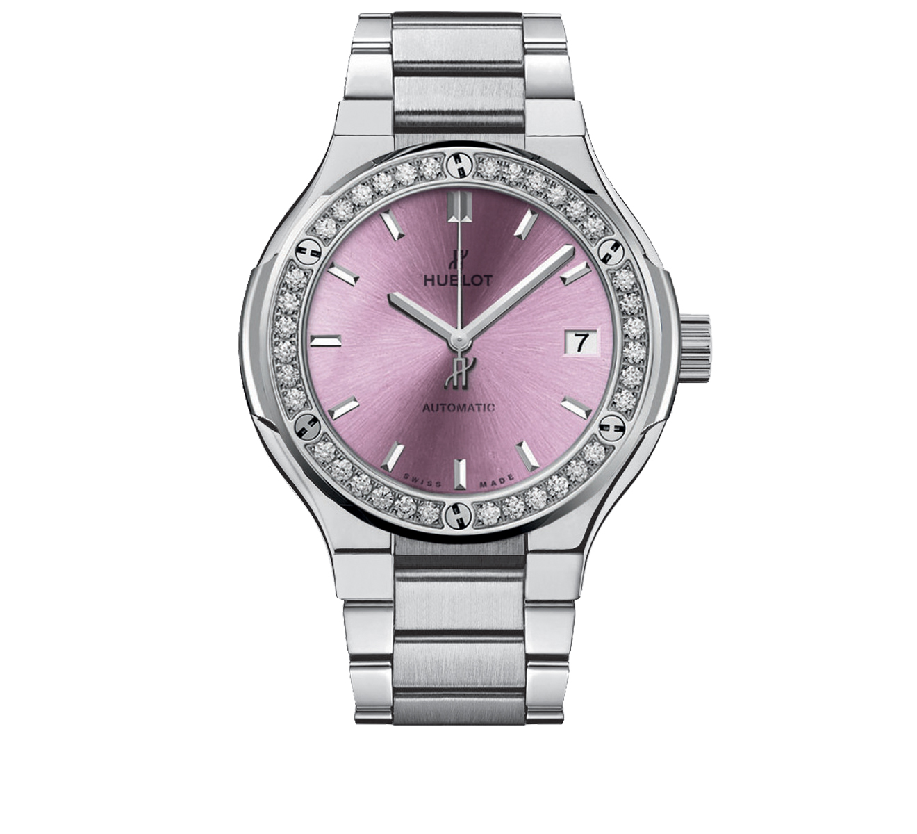 Часы Titanium Pink Bracelet HUBLOT Classic Fusion 585.NX.891P.NX.1204 - фото 1 – Mercury