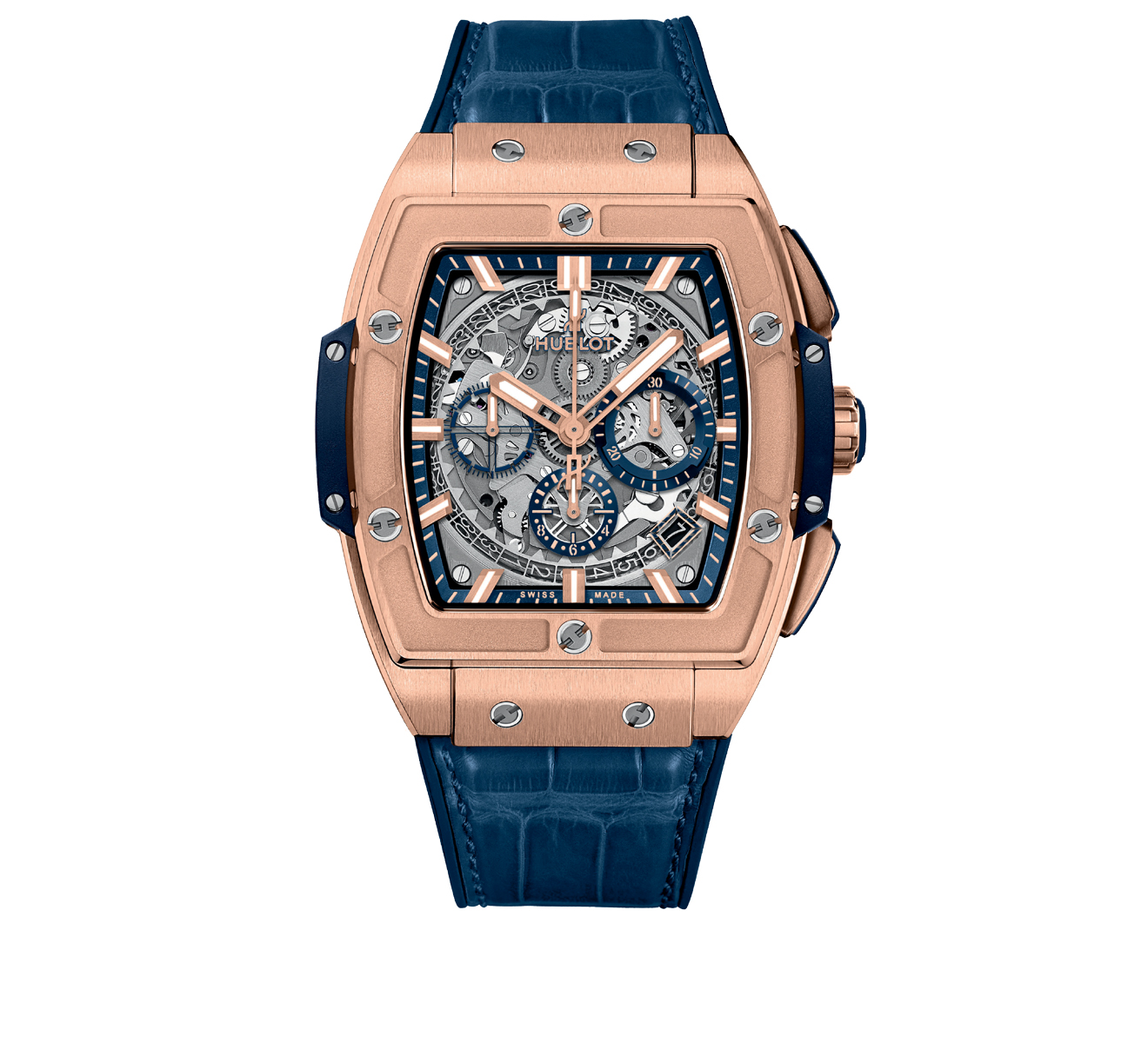 Часы King Gold Blue HUBLOT Spirit of Big Bang 641.OX.7180.LR - фото 1 – Mercury