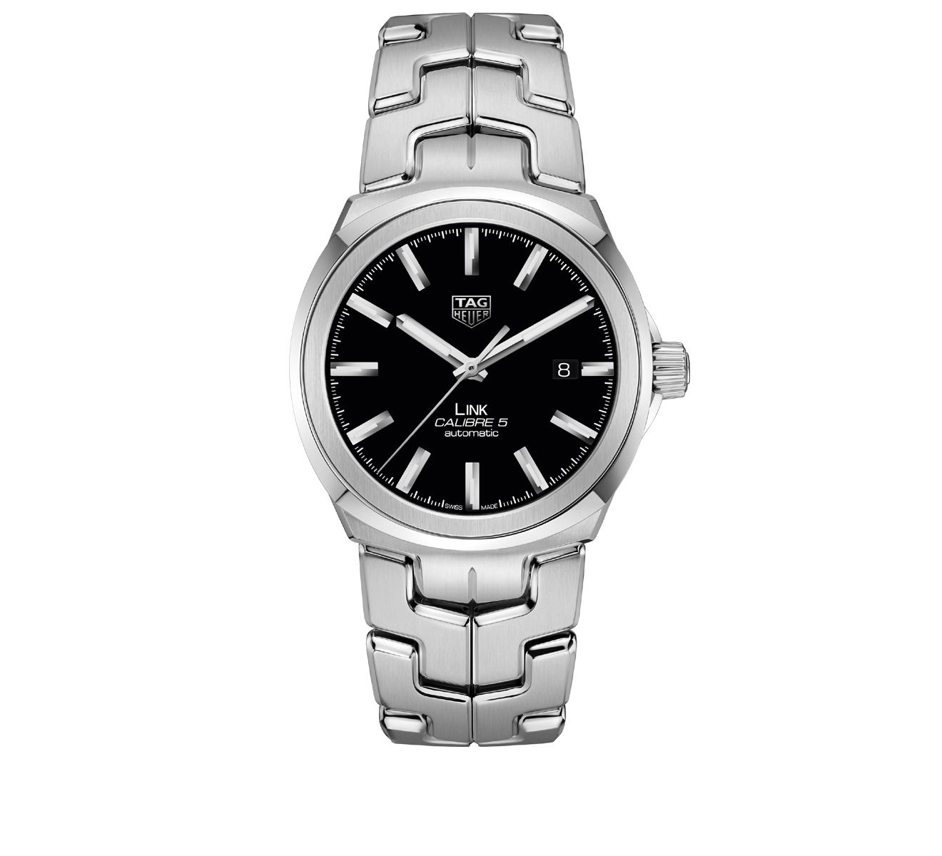 Часы Calibre 5 TAG Heuer Link WBC2110.BA0603 - фото 1 – Mercury