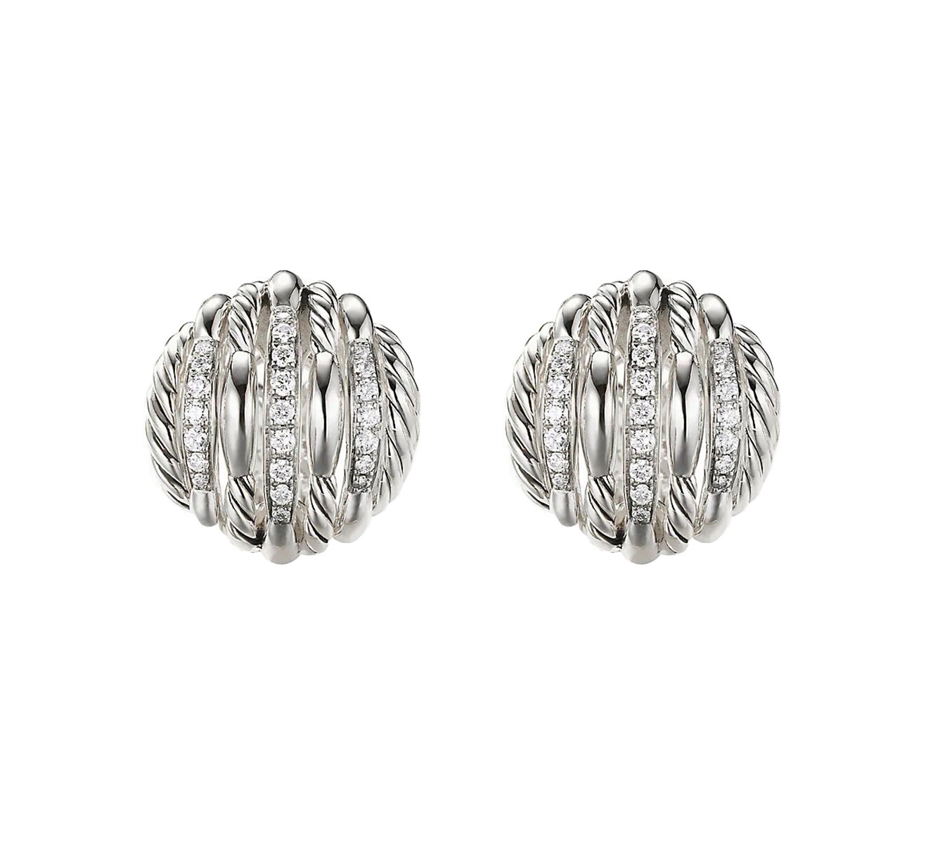 Серьги DAVID YURMAN Tides E14219DSSADI - фото 1 – Mercury