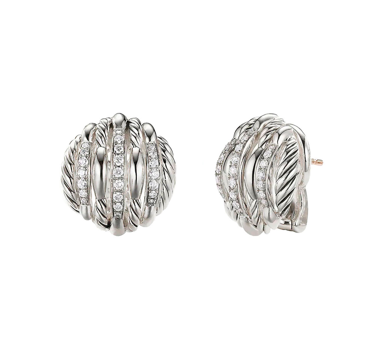 Серьги DAVID YURMAN Tides E14219DSSADI - фото 2 – Mercury