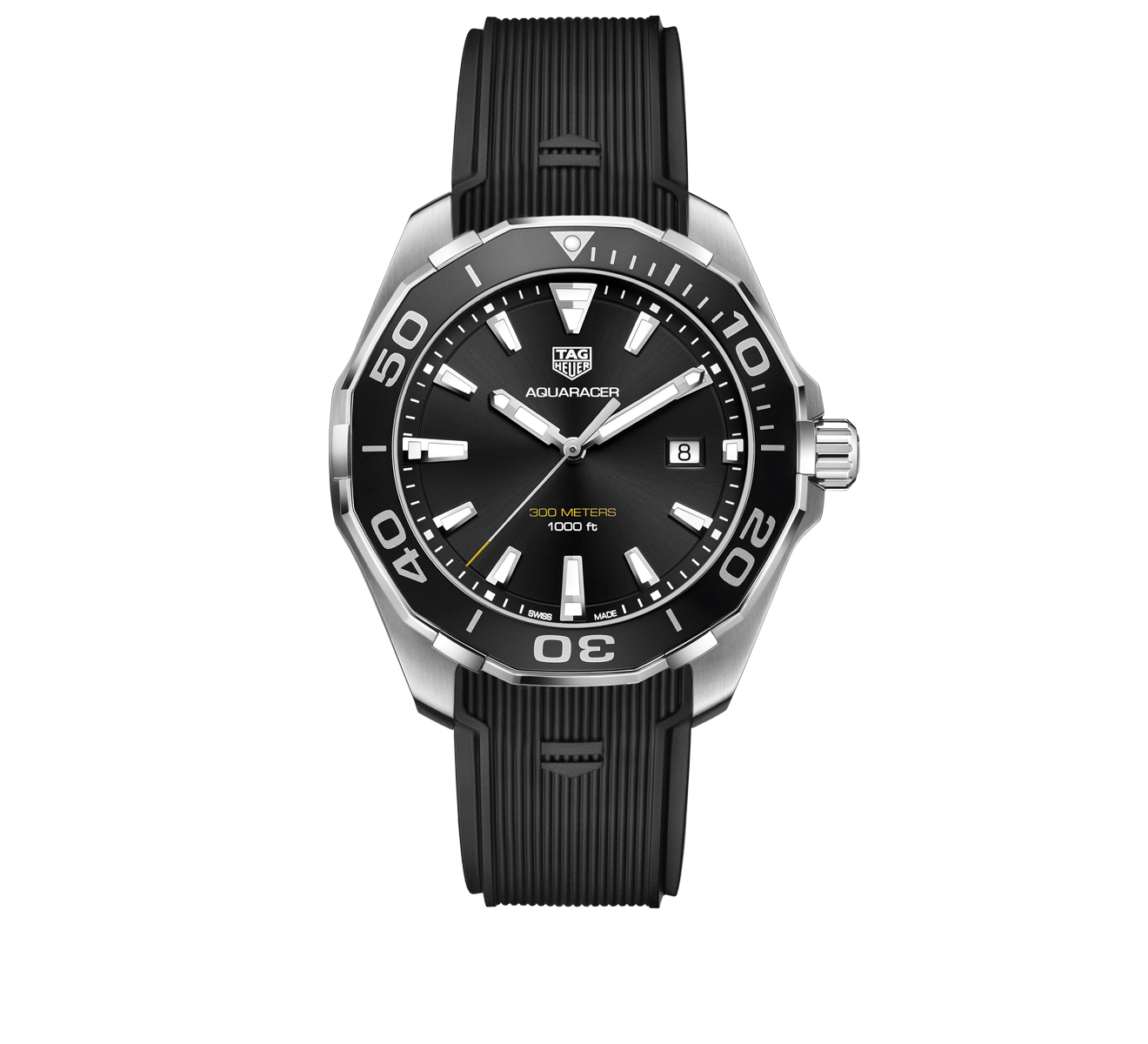 Часы Aquaracer 43 mm TAG Heuer Aquaracer WAY101A.FT6141 - фото 1 – Mercury