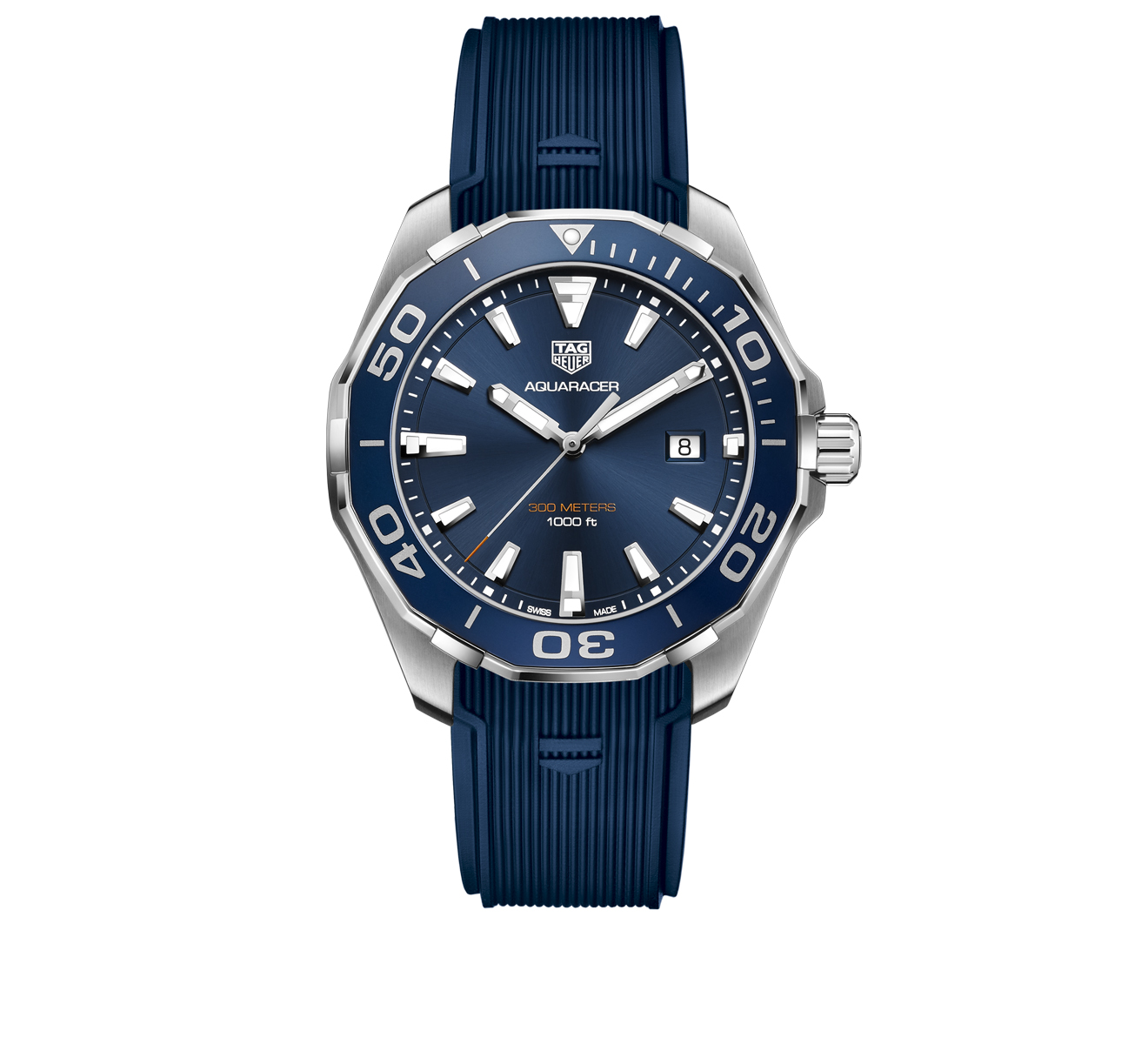 Часы Aquaracer 43 мм TAG Heuer Aquaracer WAY101C.FT6153 - фото 1 – Mercury