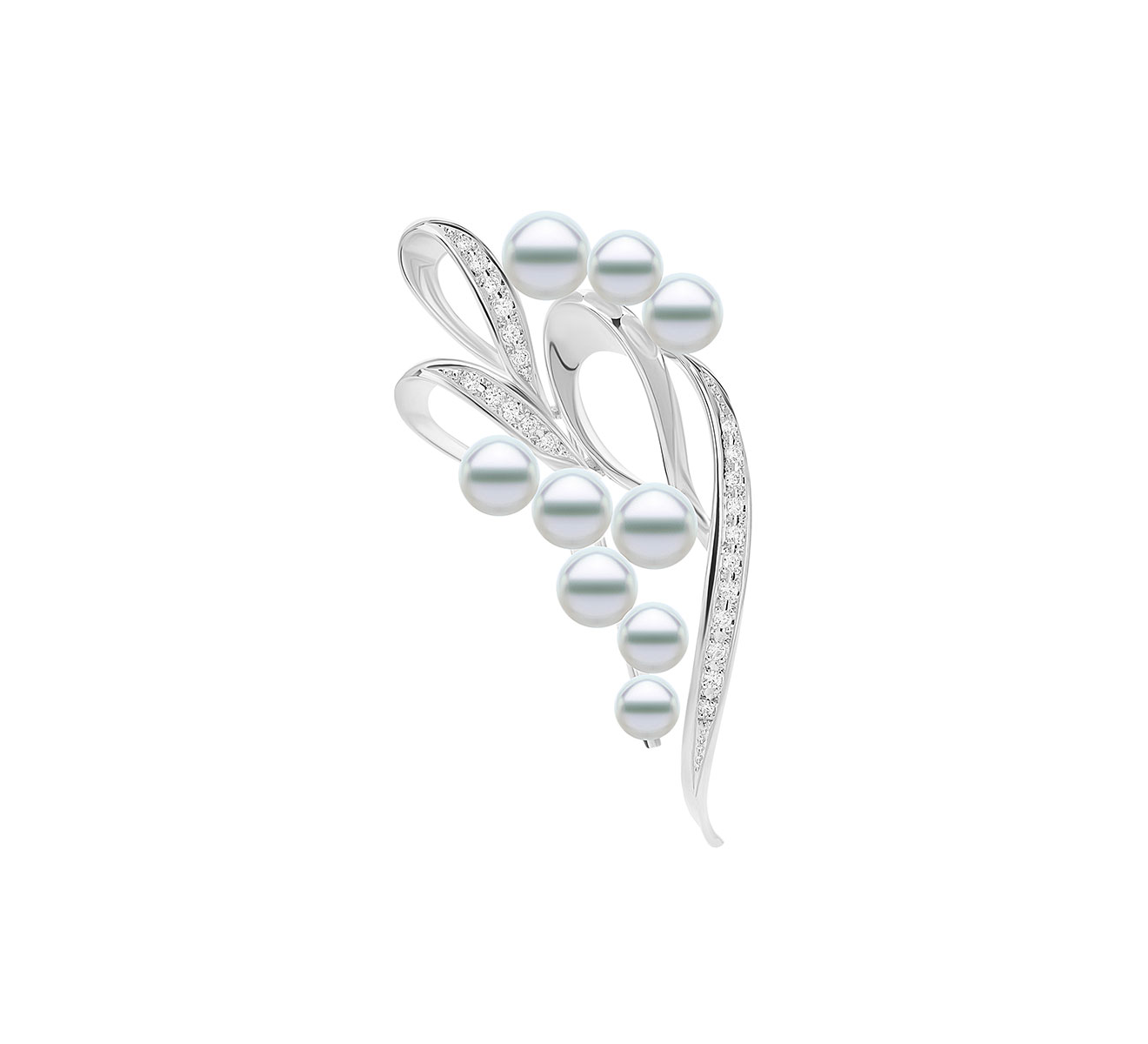 Брошь MIKIMOTO Classic MBQ 10003 ADXW - фото 1 – Mercury