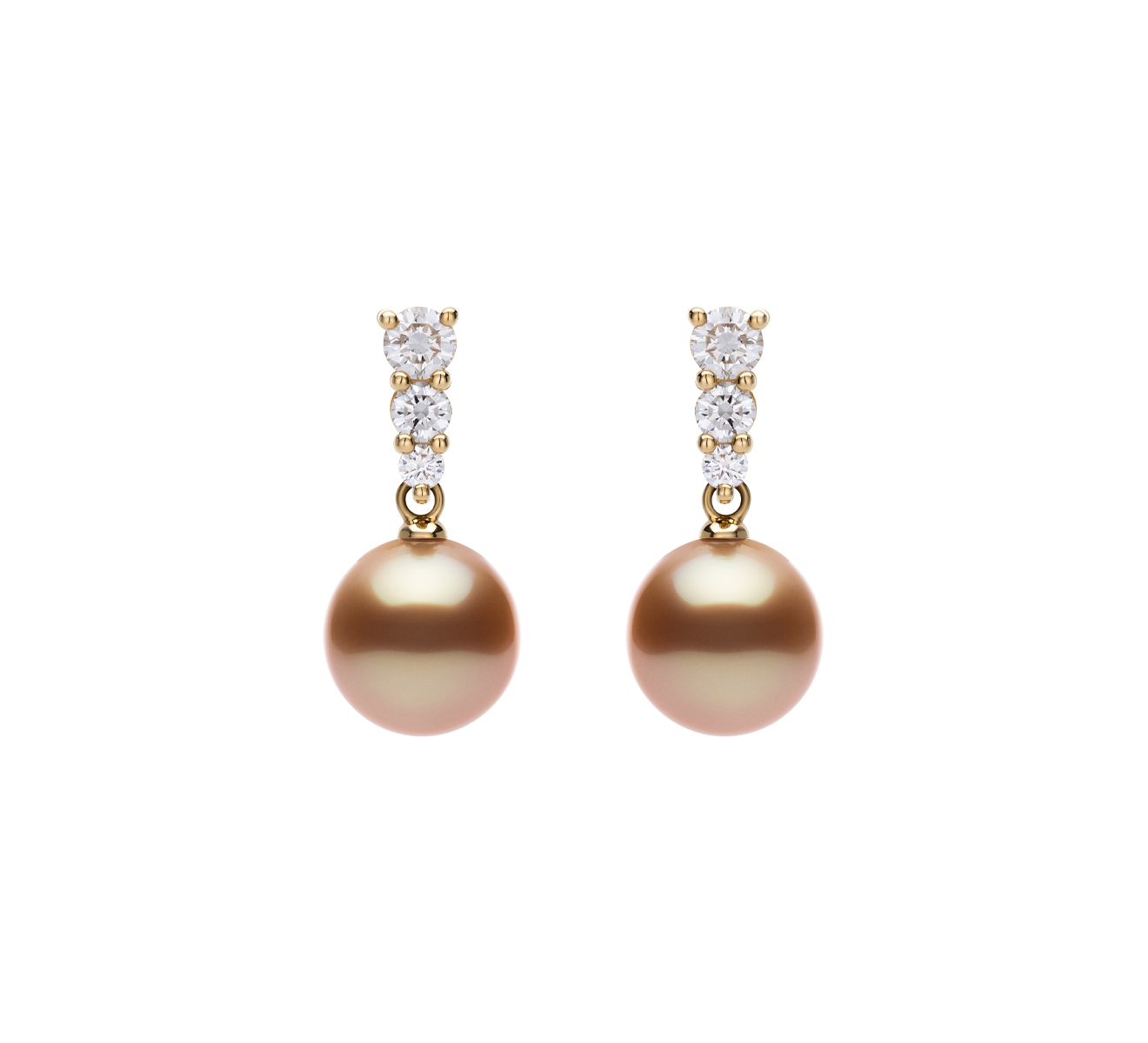 Серьги MIKIMOTO Morning Dew PEA 643 GDK - фото 1 – Mercury